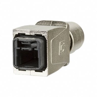 Plug Housing: Plug Housing, 1 Ports, Metal, IP65/IP6X/IPX7, -40°F to 158°F, Gray, Plug