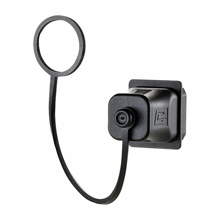 IP67 Protective Cap: Protective Cap, Plastic, V14 Plug, IP67/IP6X/IPX7, Black