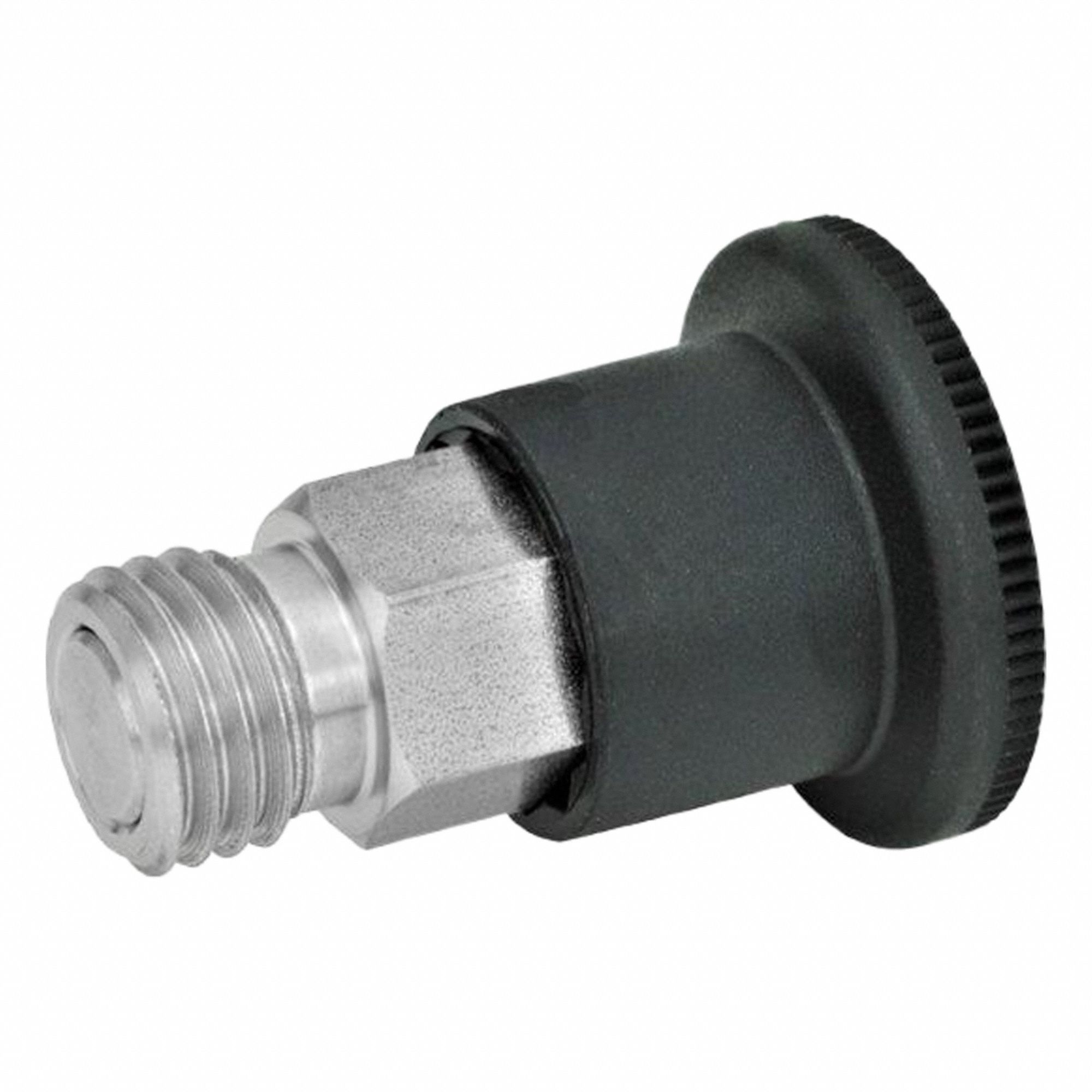 Indexing Plunger: Locking, SS, 1/2"-20 Thread, 2.25 lbf to 5.17 lbf Nose Force