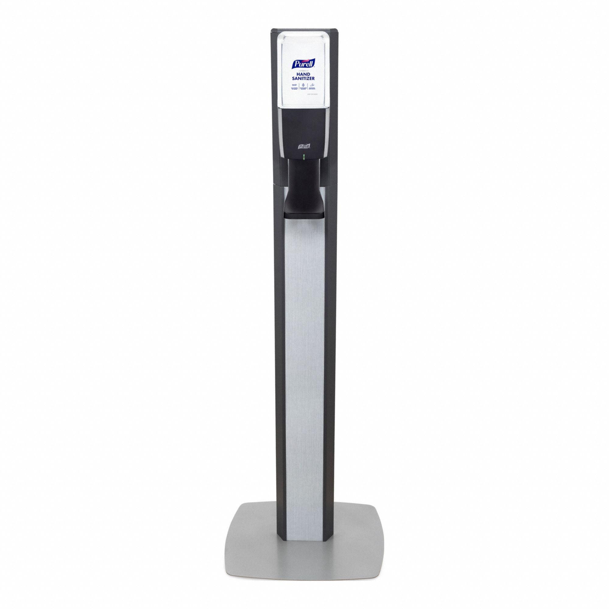 Hand Sanitizer Dispenser: Auto, ES10 Series, Black/Chrome, Smooth, 1, 200 mL Refill Size