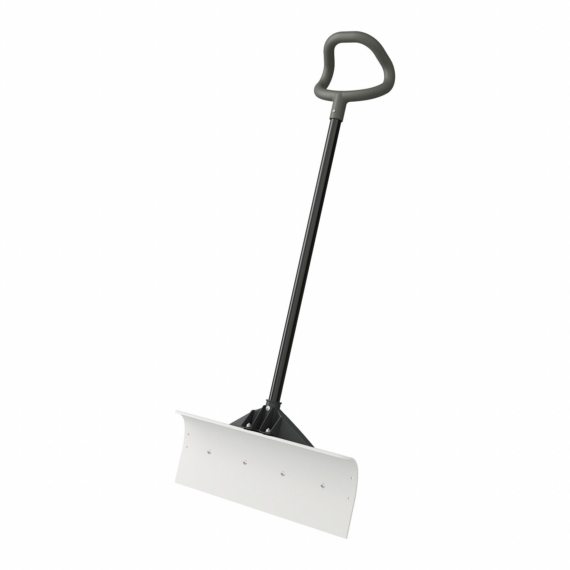 Snow Shovel: Plastic, 9 in Blade Lg, 24 in Blade Wd, 46 in Handle Lg