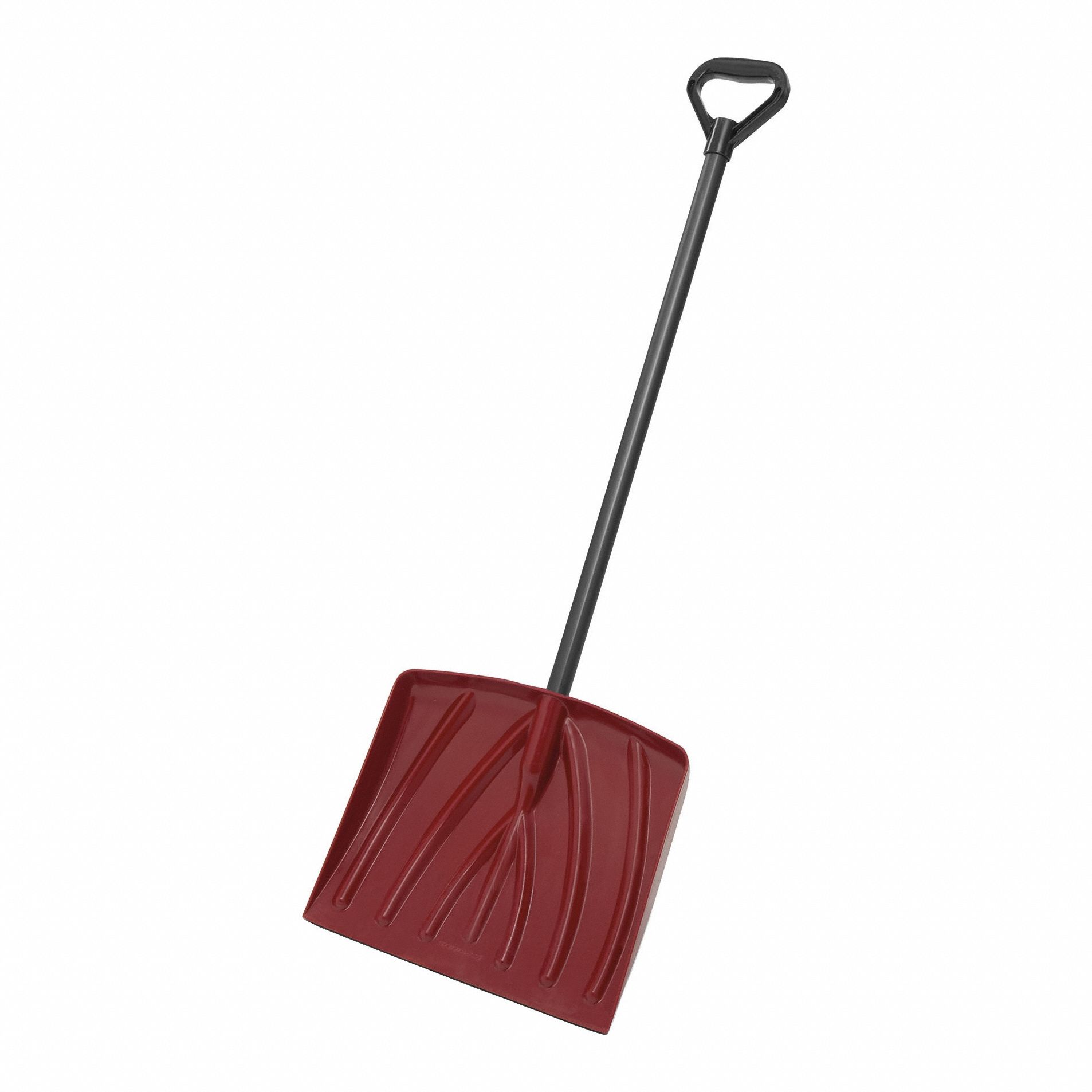 Snow Shovel: Plastic, 10 in Blade Lg, 12 in Blade Wd, 26 in Handle Lg