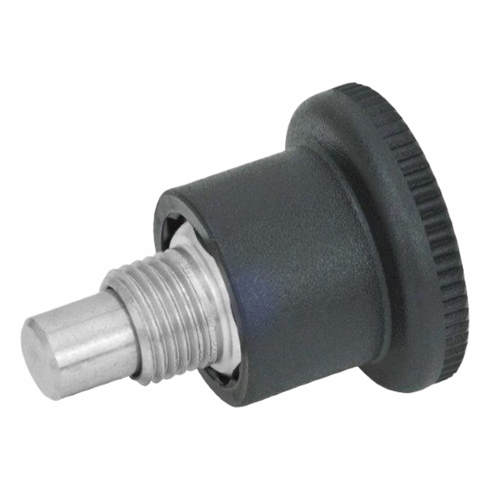 Indexing Plunger: Nonlocking, SS, M10x1 Thread, 5 N to 18 N Nose Force