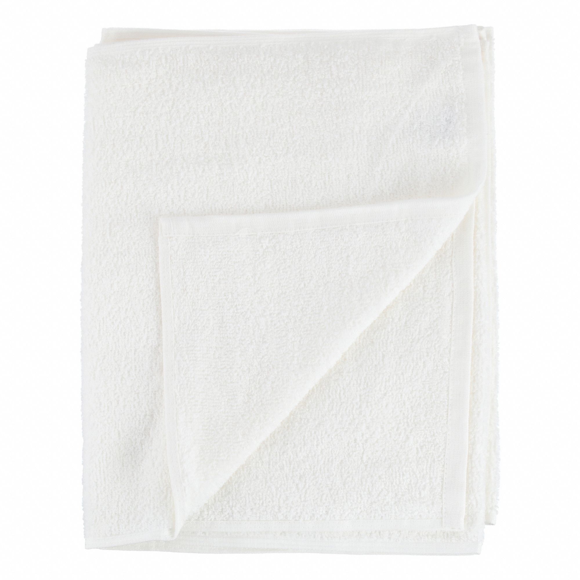 Fitness Towel: White, 44 in Overall Lg, 13 in Overall Wd, 4-1/8 lb/dozen