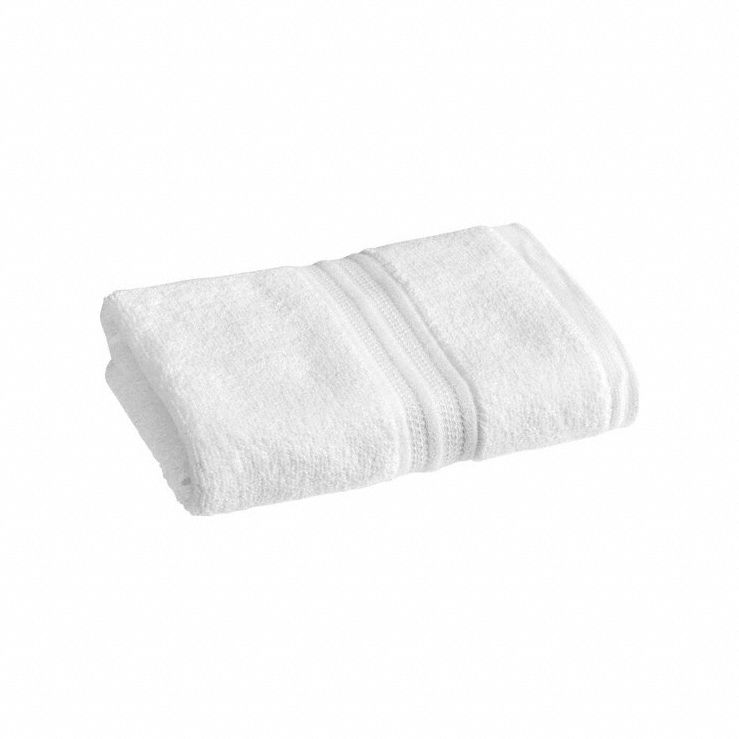 Hand Towel: White, 30 in Overall Lg, 16 in Overall Wd, 4-1/2 lb/dozen, Dobby Border