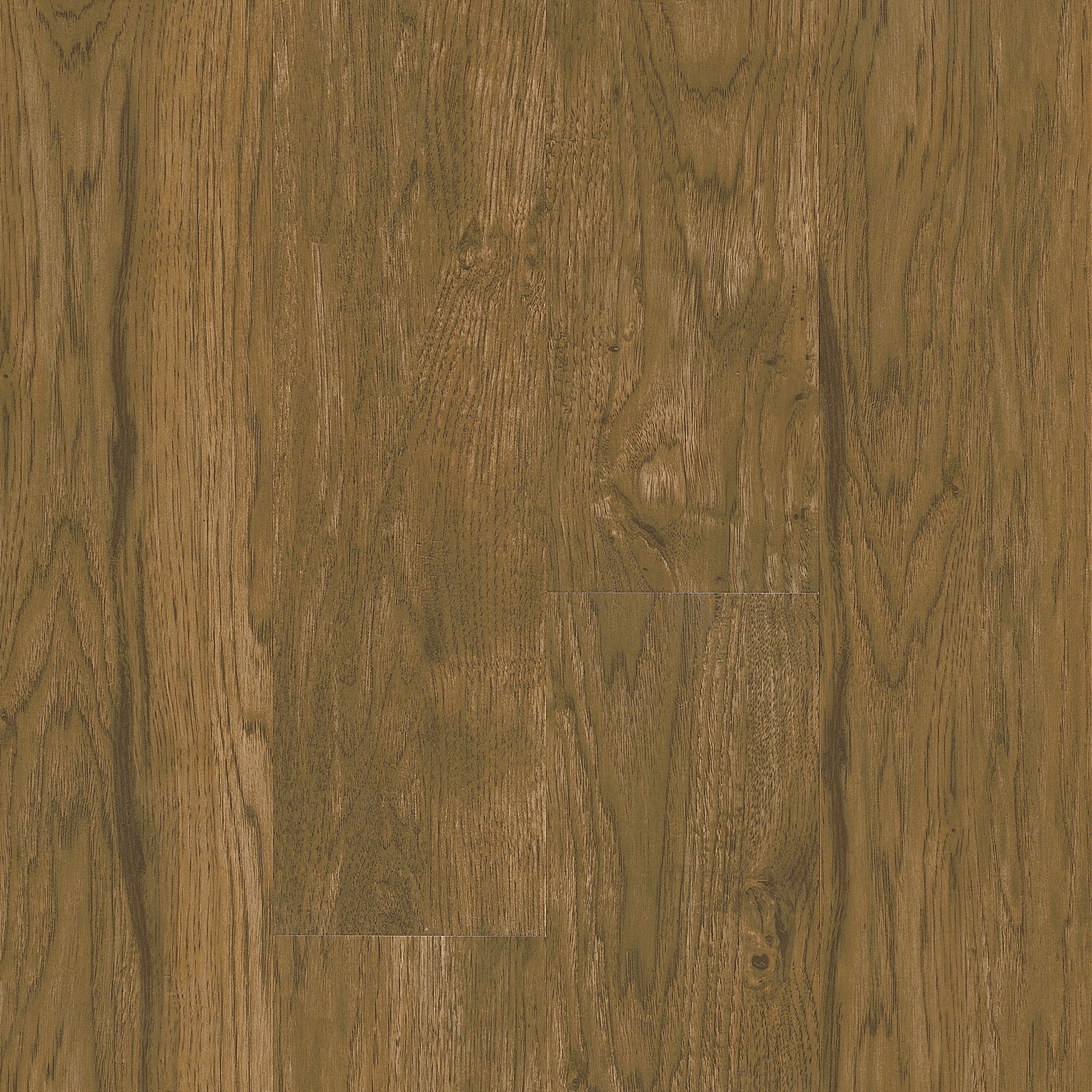 Vinyl Floor Tiles: Caramel Cove, Hightop Hickory, 6 in Tile Wd, Embossed, Square