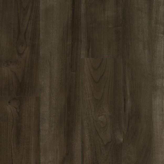 Vinyl Floor Tiles: Wellfleet Bark, Mountain Cherry, 6 in Tile Wd, Smooth, Vinyl