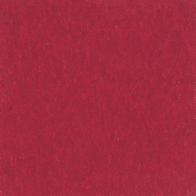 Vinyl Floor Tiles: Cherry Red, Std Excelon Imperial Texture, 12 in Tile Wd, Vinyl