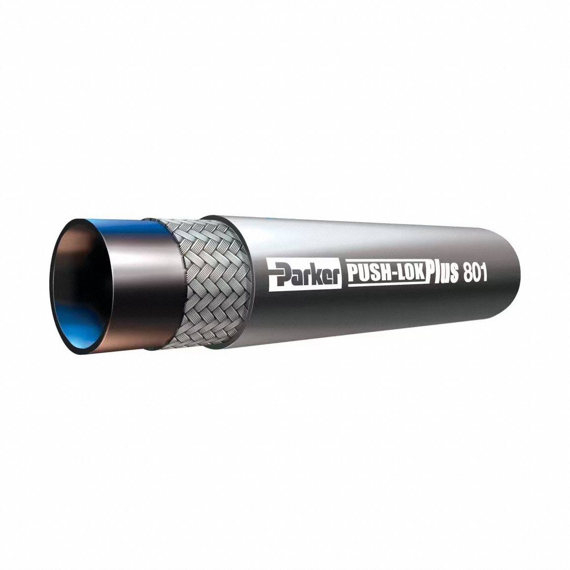 Hydraulic Hose: 200 psi, 1 in Hose Inside Dia., 1 9/32 in Hose Outside Dia., 10 ft Hose Lg, Gray