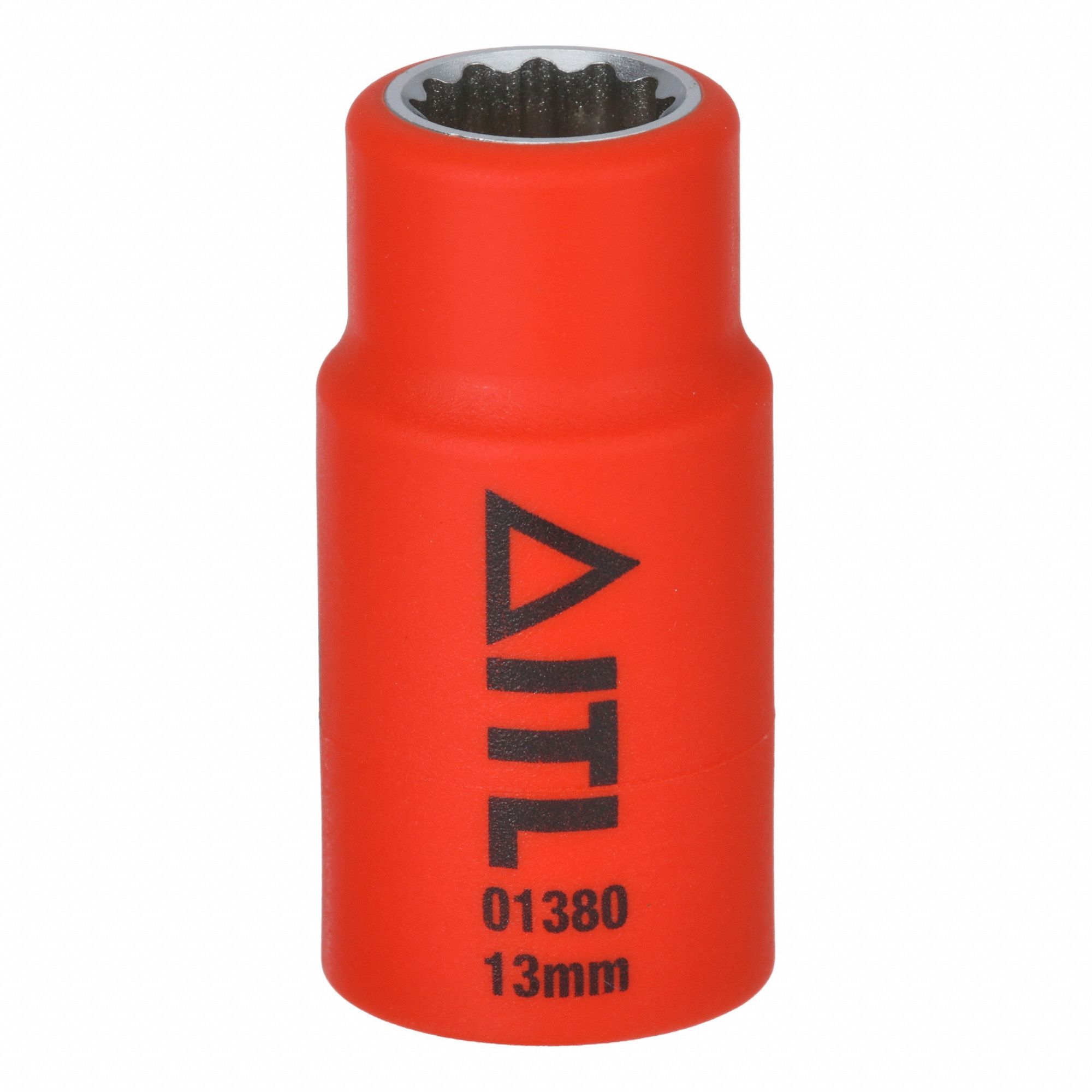 Socket Wrench Set: 1/2 in Drive Size, 13 Pieces, 5/16 in to 7/8 in Socket Size Range, 12-Point