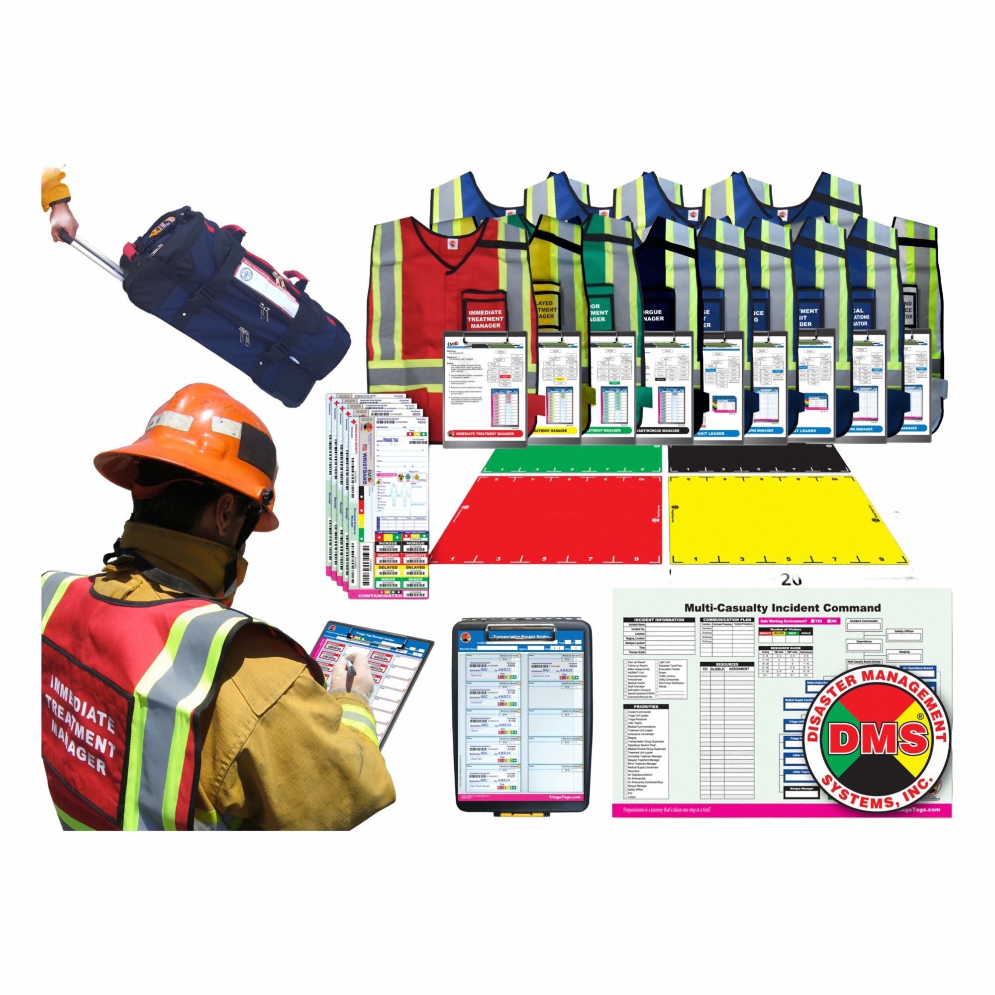 Rapid Response Kit: 15 in Overall Wd, 30 in Overall Ht