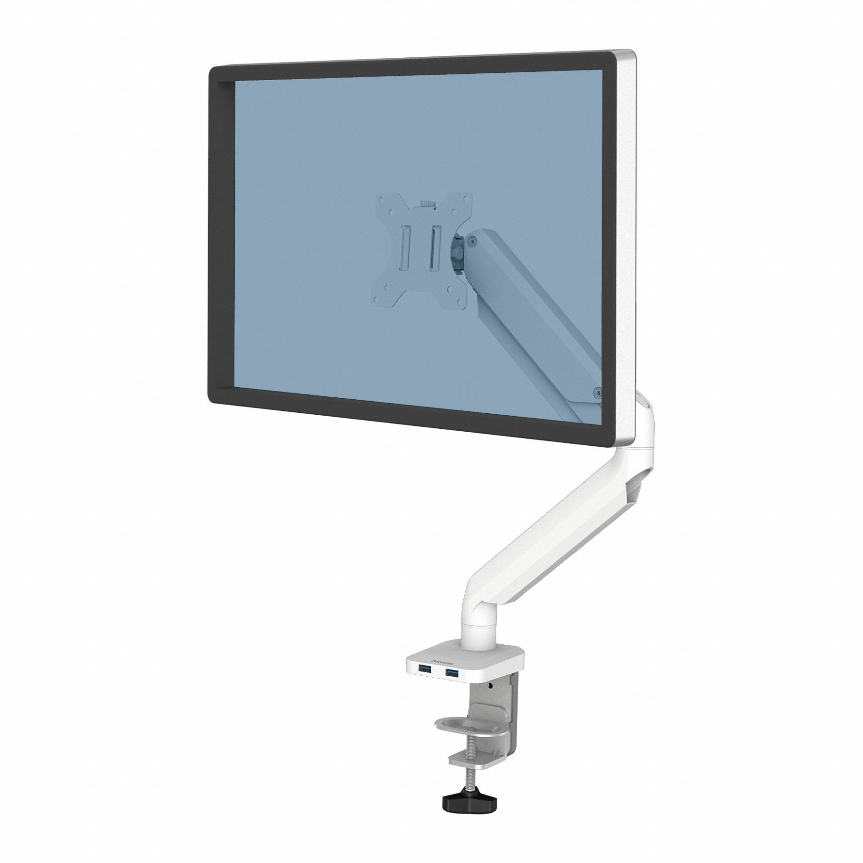 SINGLE MONITOR ARM,WHITE