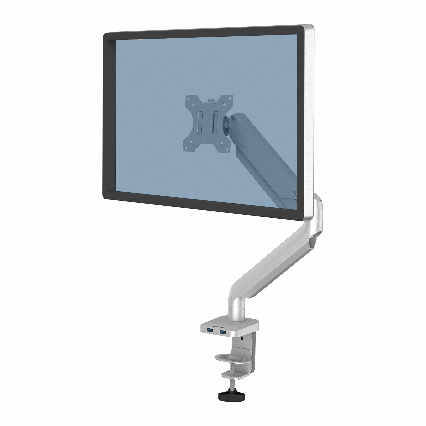 SINGLE MONITOR ARM,SILVER