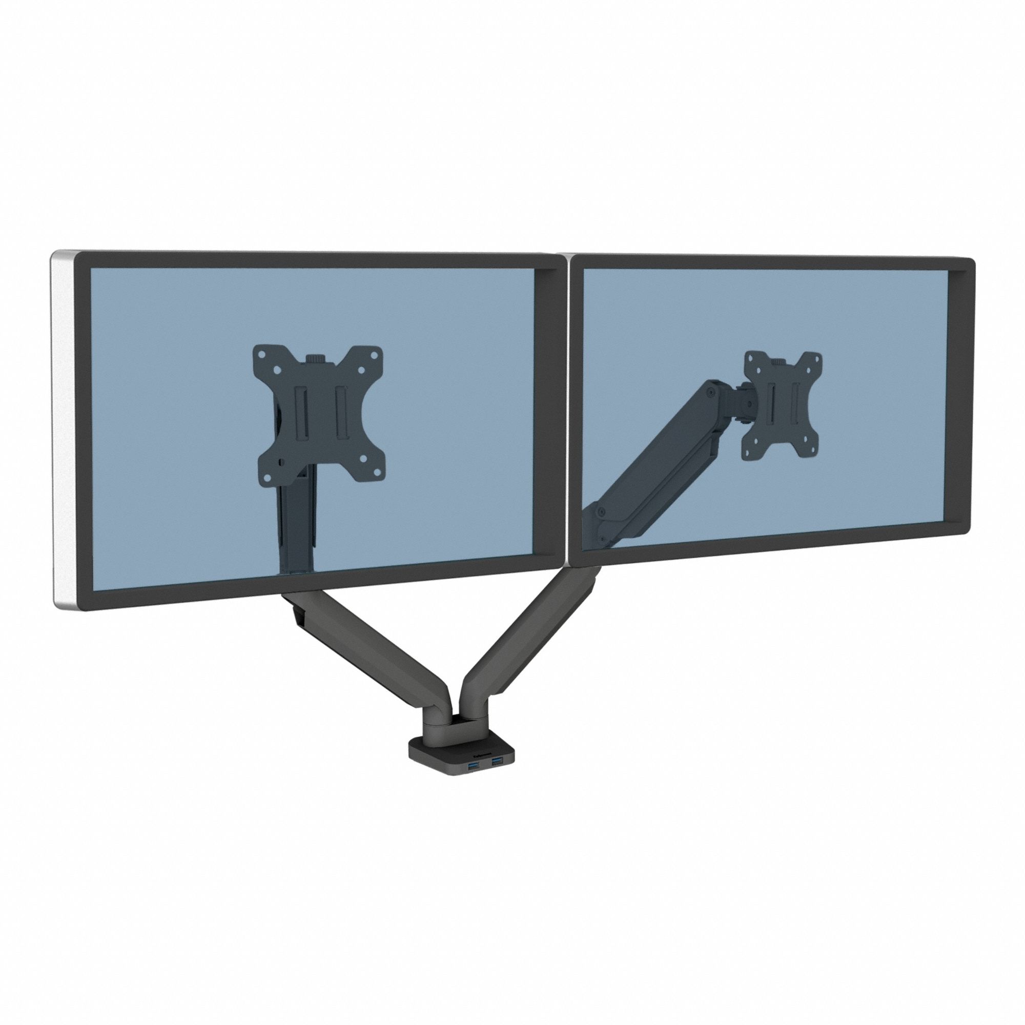 DUAL MONITOR ARM,BLACK