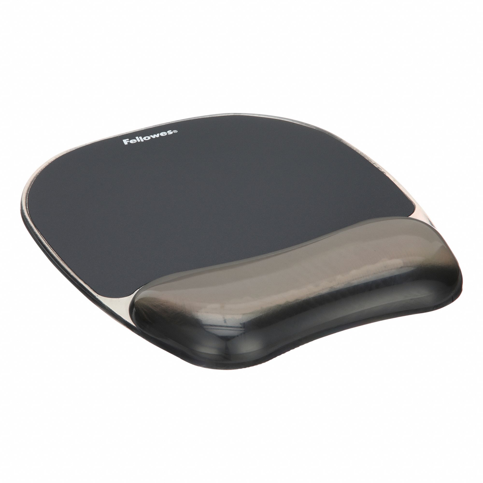 Mouse Pad: Black, Gel/Plastic, 8 in Lg, 9 in Wd