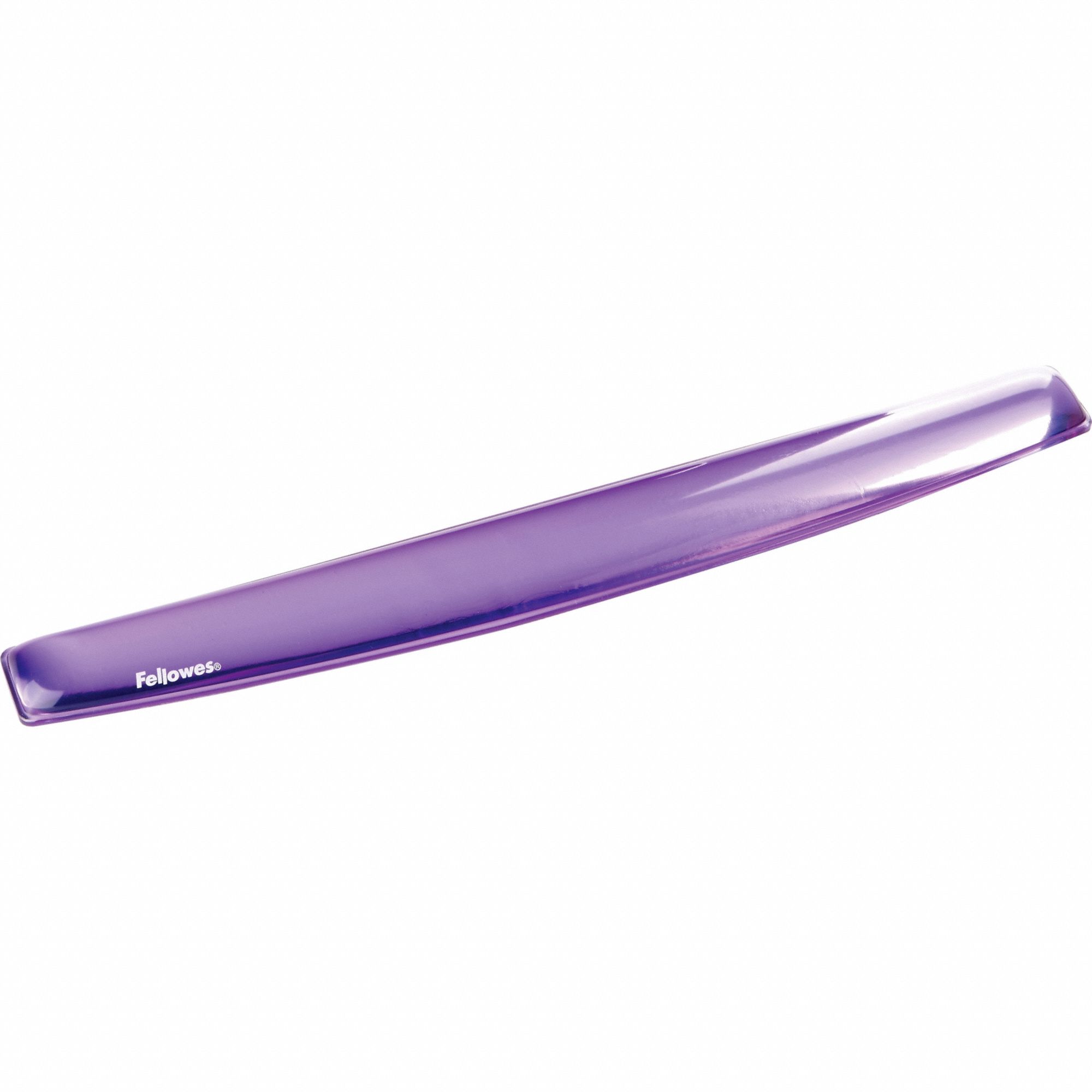 Wrist Rest: Purple, Gel, 18 9/16 in Lg, 5/8 in Ht, 2 5/16 in Wd