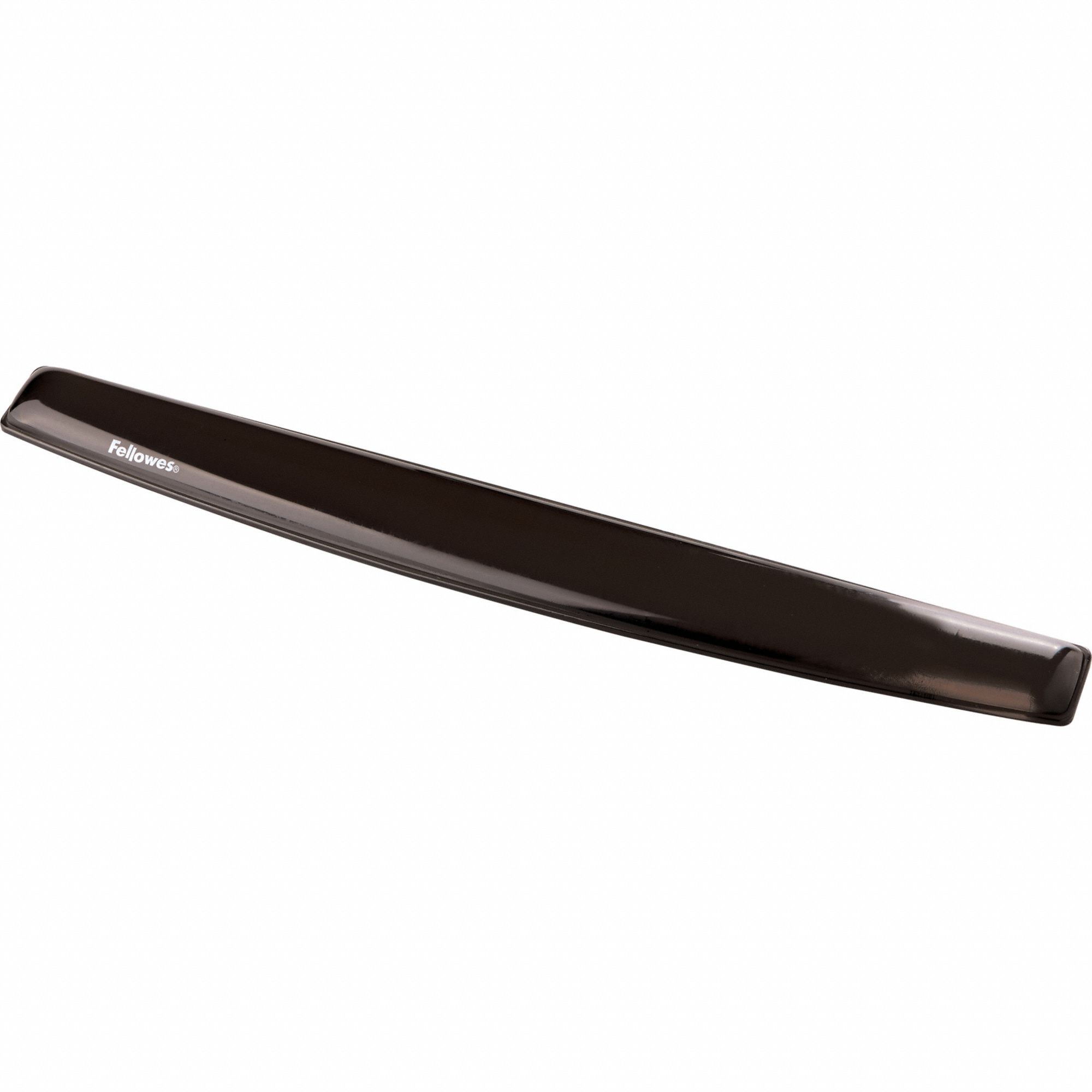 Wrist Rest: Black, Gel/Polyurethane, 18 9/16 in Lg, 5/8 in Ht, 2 5/16 in Wd