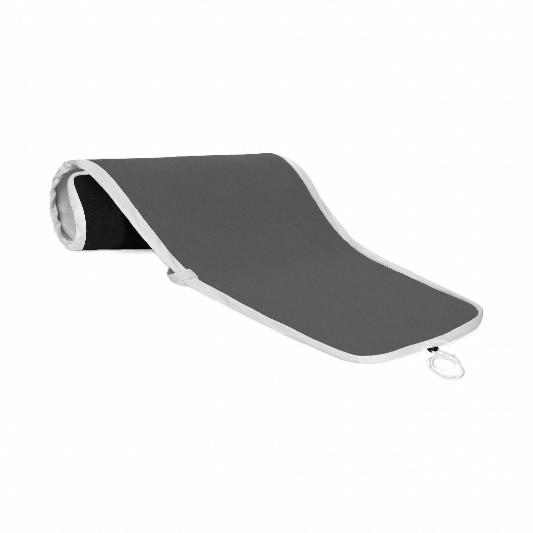 Ironing Board Cover: Full Size, Grey, 55 in Overall Lg, 18 7/8 in Overall Wd