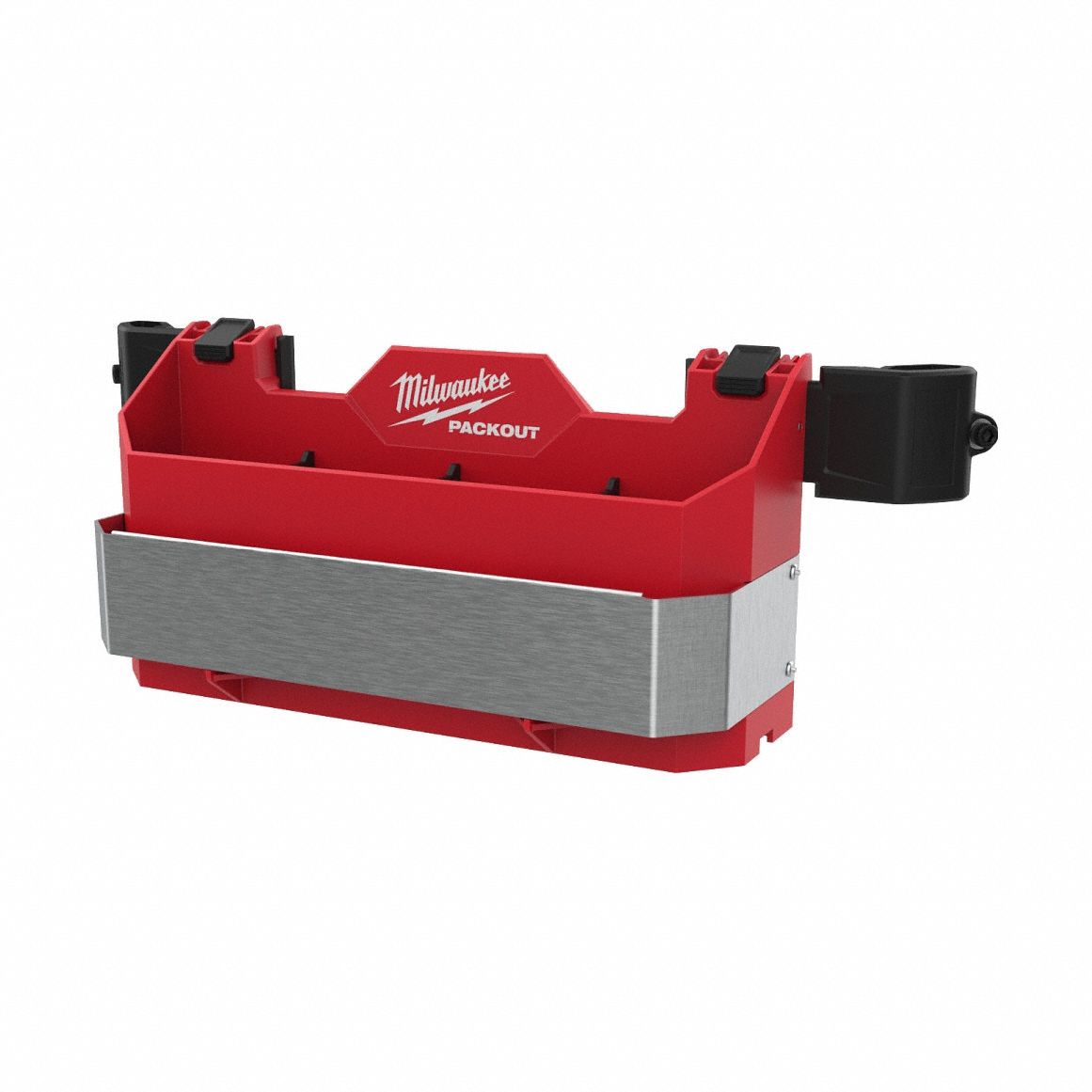 Tool Box Caddy Attachment: 5 1/2 in W x 6 in H x 16 13/16 in L, Polypropylene, Red