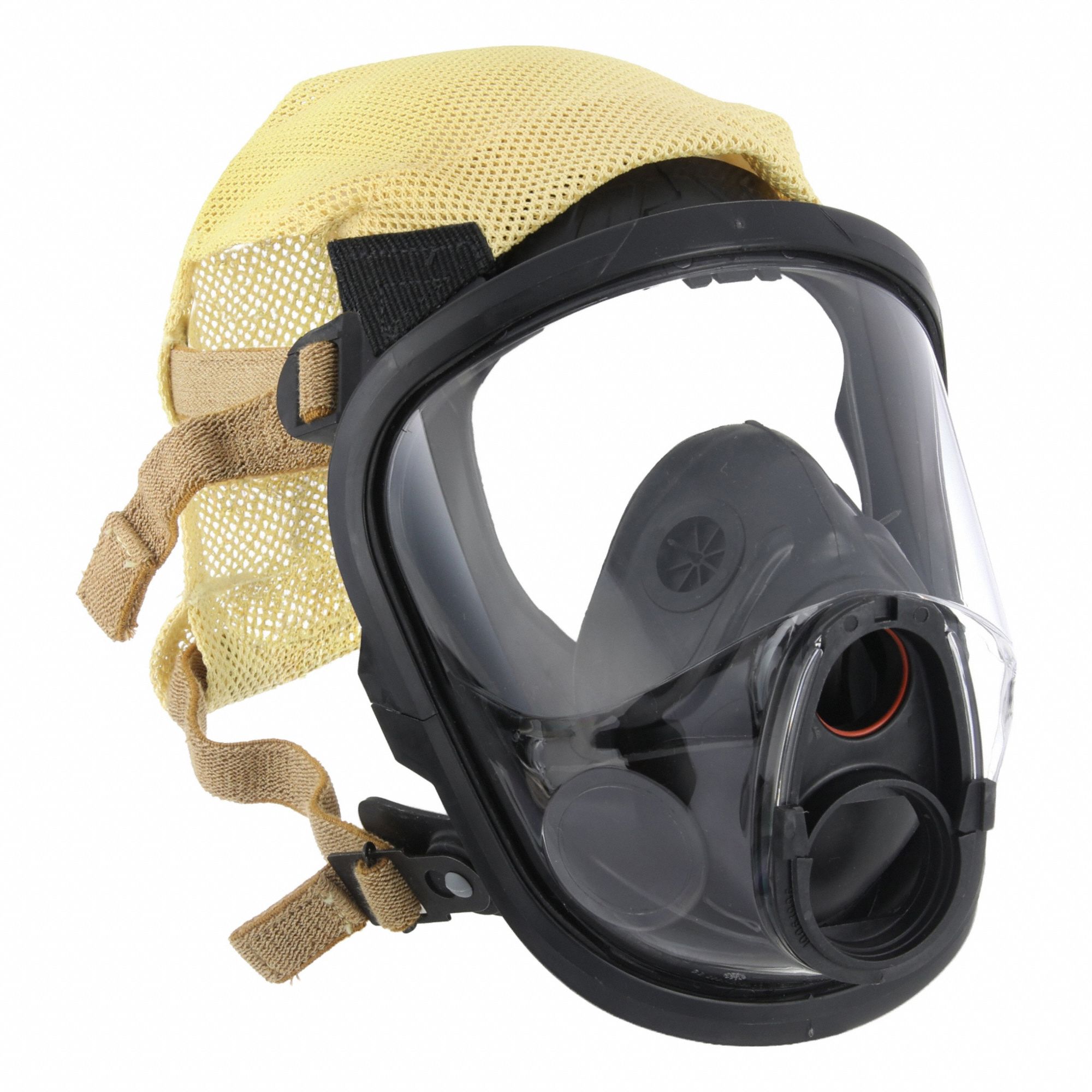 Full Face Respirator: Rubber, Push to Connect, M Mask Size, Kevlar®, Advantage 4100