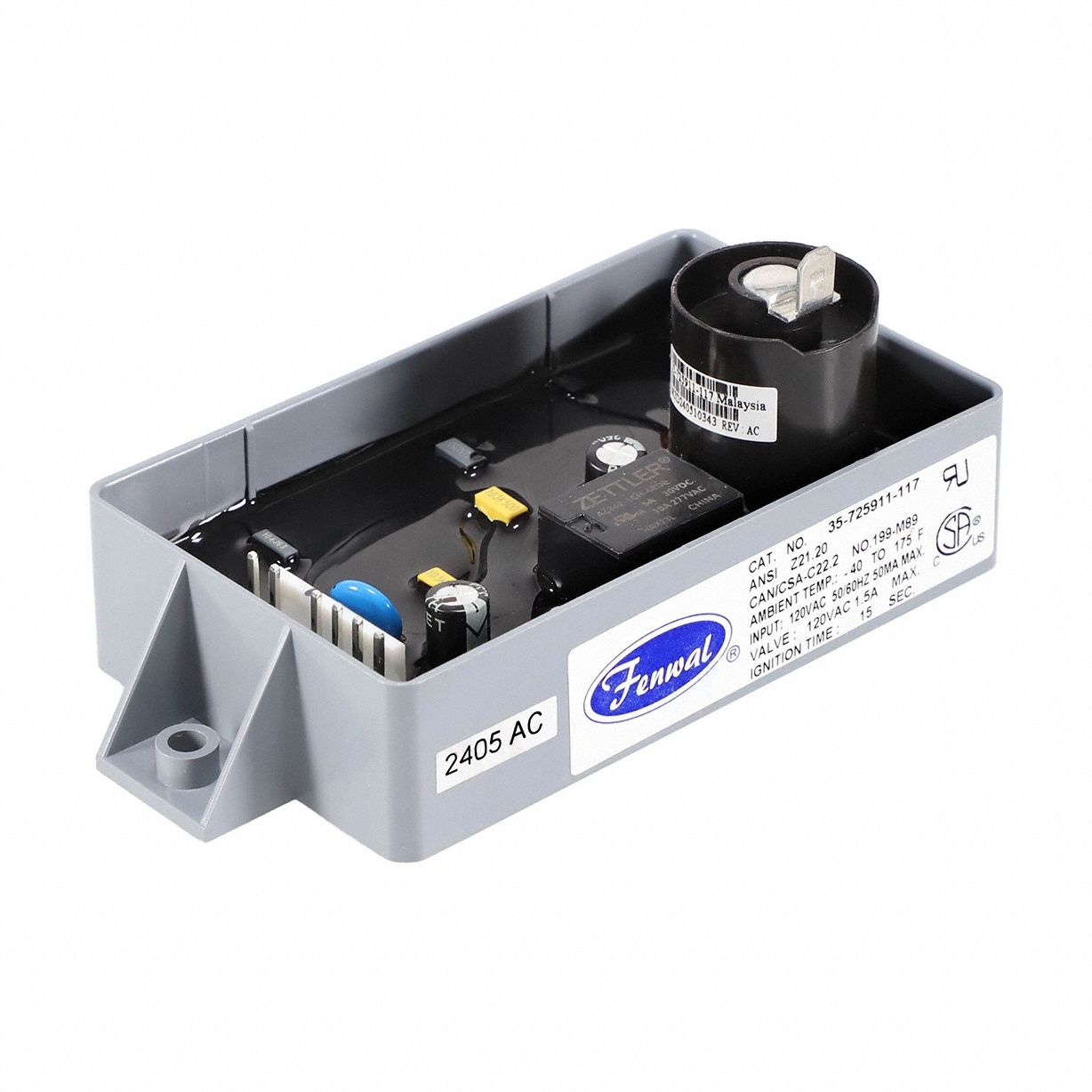 Ignition Control Board: OEM, Non-Integrated, Compatible Brand Solaronics, 120V AC, 120V AC, Ignitors Ignition Control Board: OEM, Non-Integrated, Compatible Brand Solaronics, 120V AC, 120V AC, Ignitors