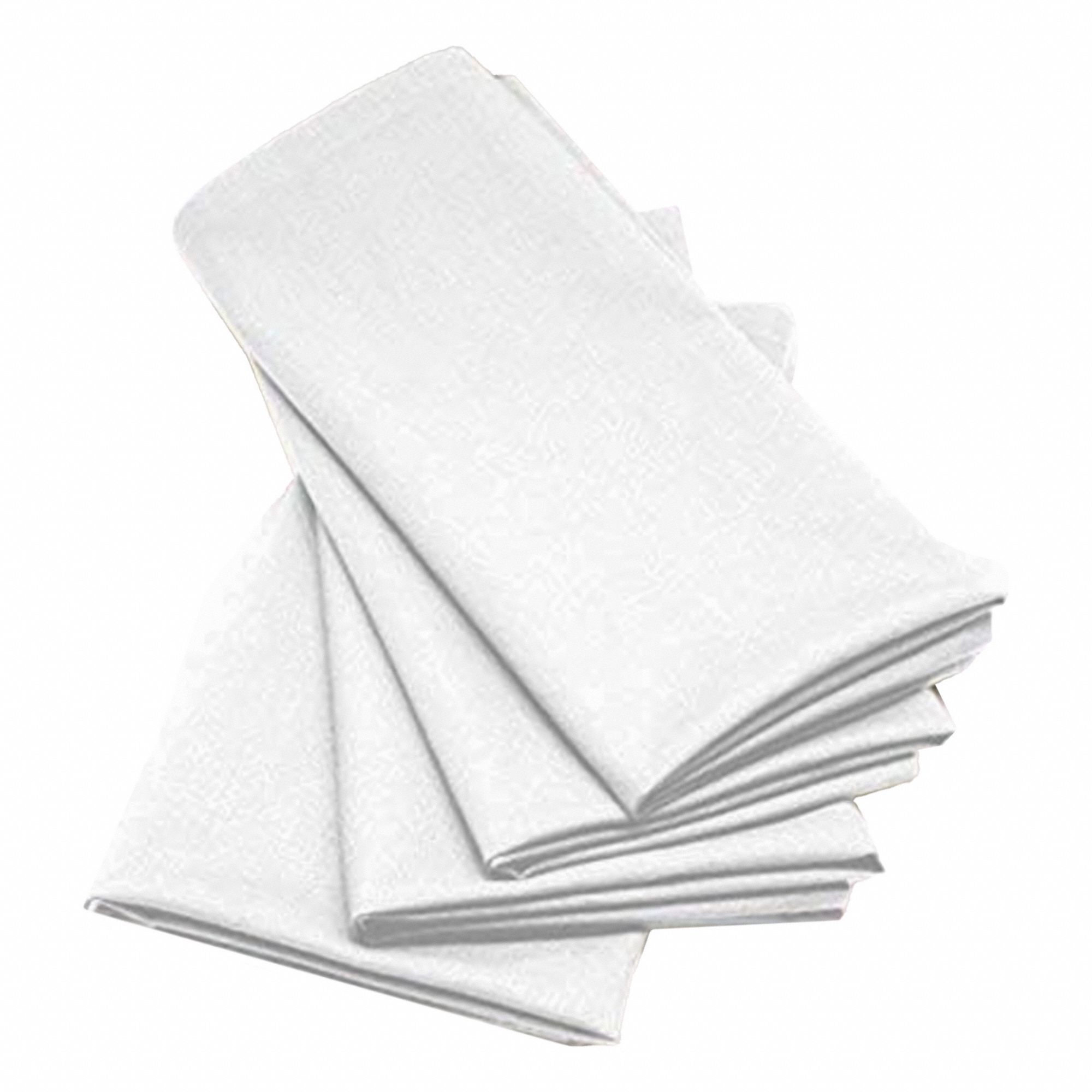 Napkin: White, Polyester
