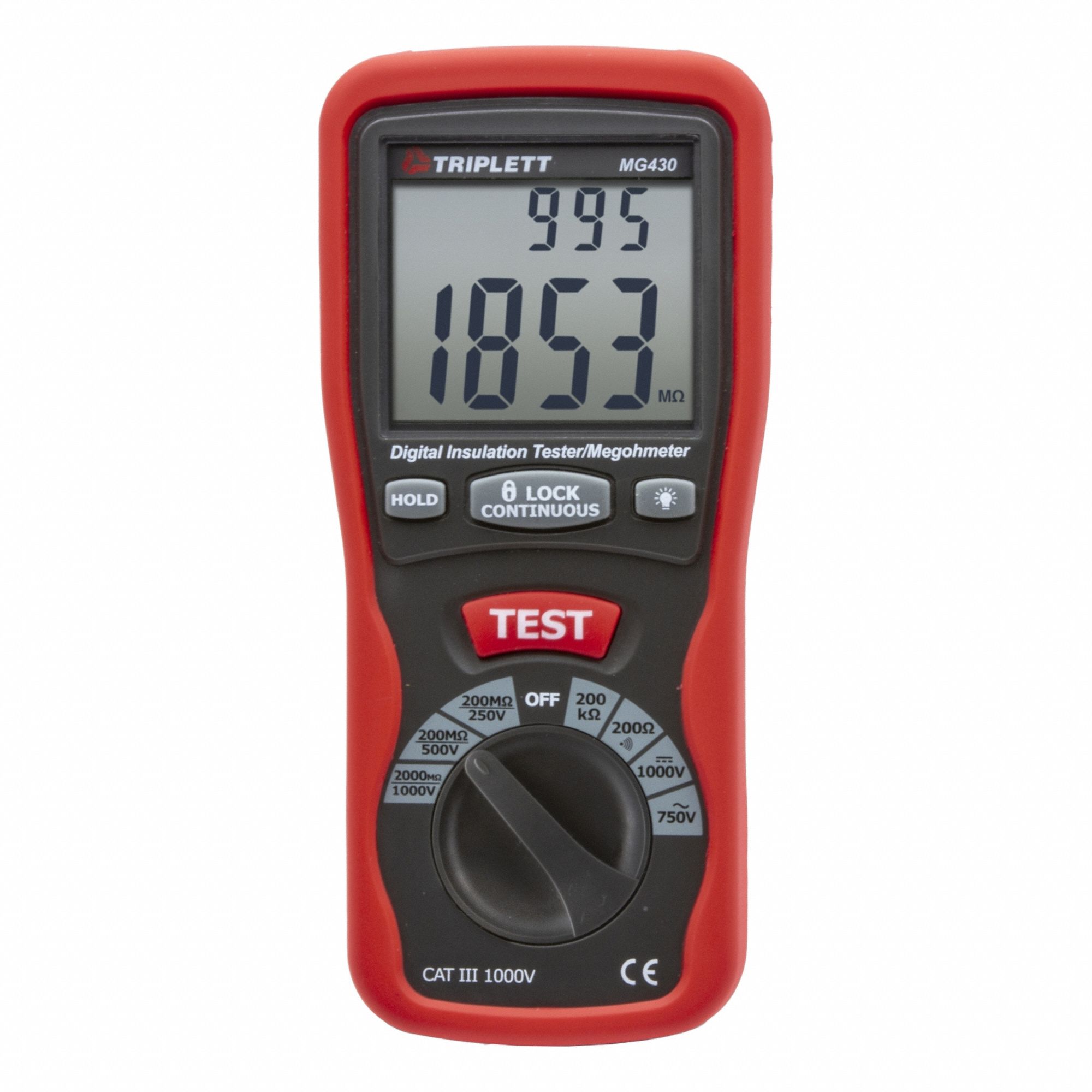 DIGITAL INSULATION TESTER,W/ NIST,MG430
