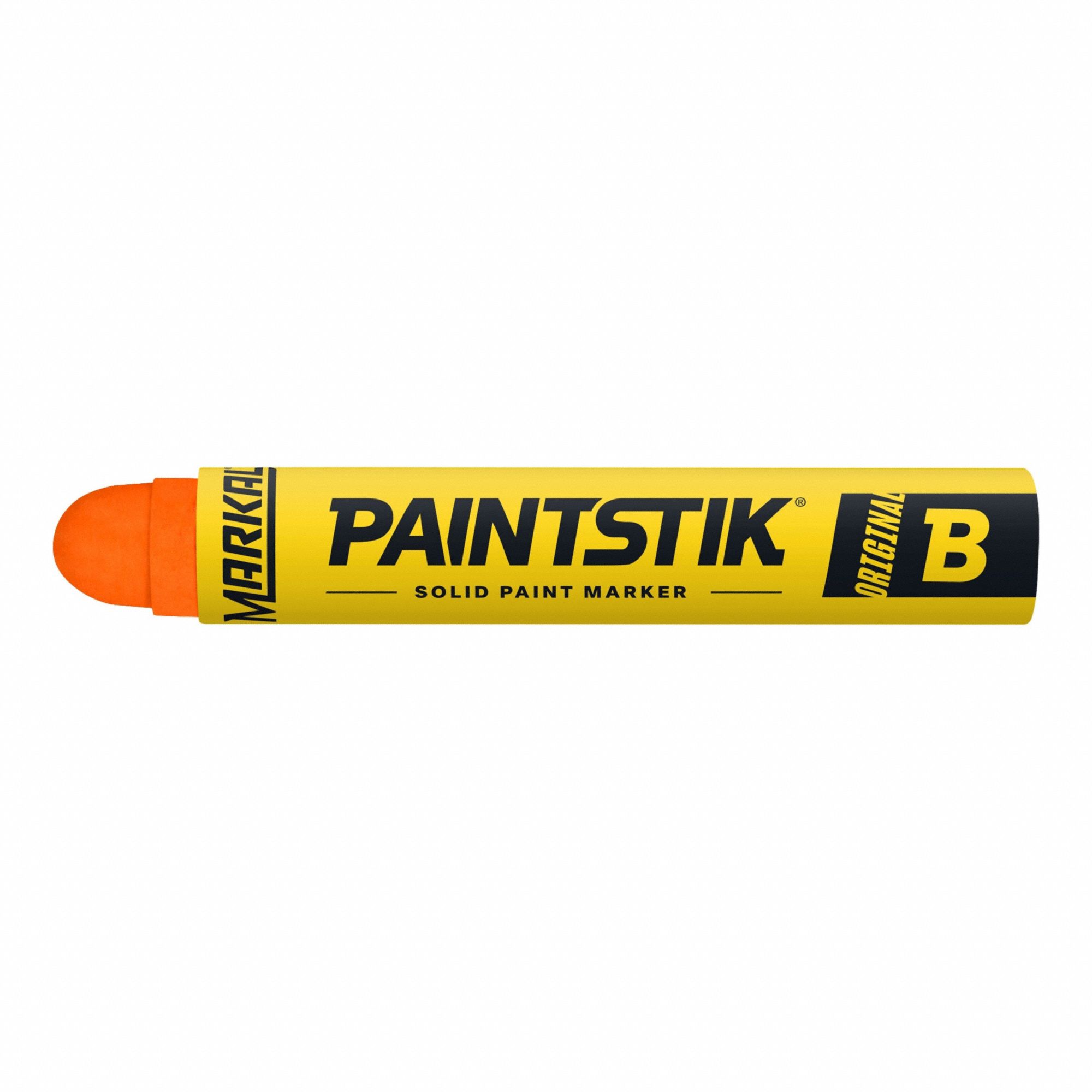 Marking Crayon: Fluorescent Orange, Paper, 12 PK