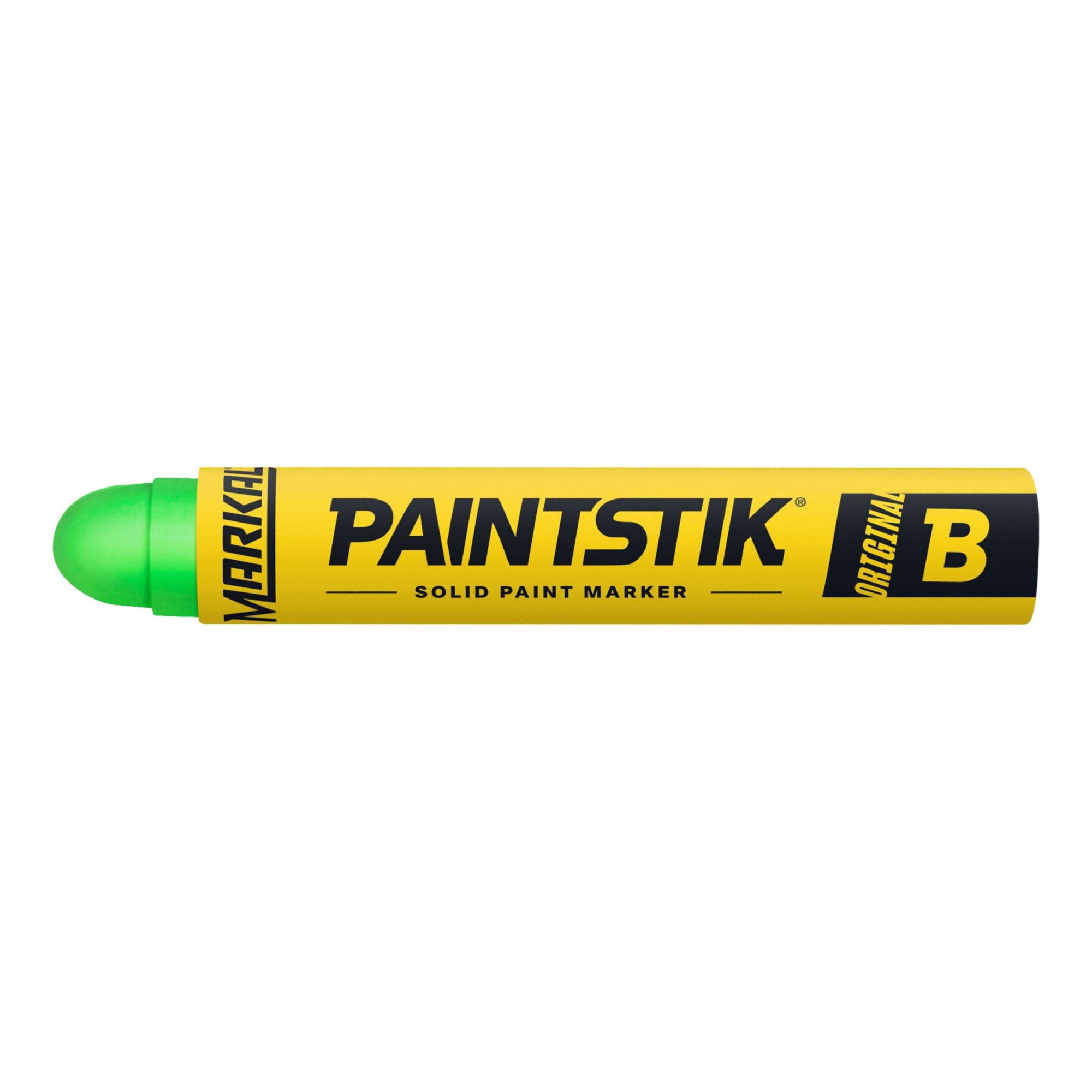 Marking Crayon: Fluorescent Green, Paper, 12 PK