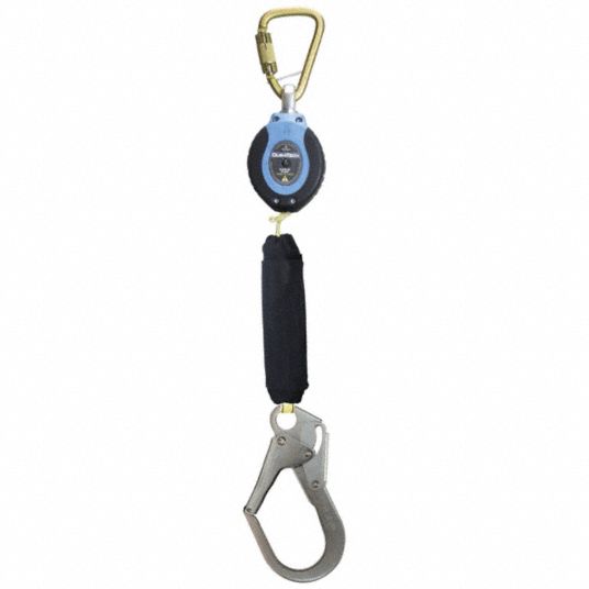 DURATECH, 2 1/2 in Steel Rebar Hook Anchor, Harness Steel Carabiner ...