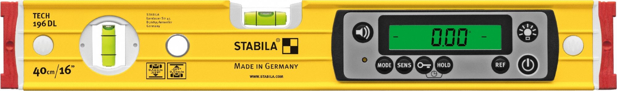 Digital Level: 1°–