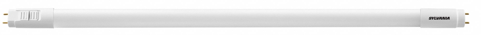 Linear LED Tube: Type B, 2 ft Nominal Lg, T8, 8 W Watt, 75 W Watt Equivalency, 120V, Glass
