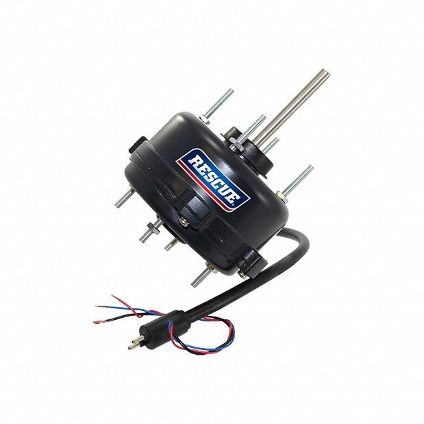 Refrigeration Motor: Steel Frame, Stud Mounting, 800-1, 725 RPM RPM, 115/230V AC, CW/CCW