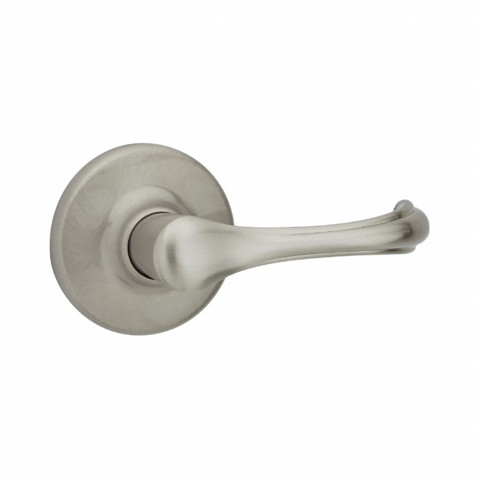 Door Lever Lockset: Passage Lever Locksets/Storeroom Lever Locksets, Nickel, ADA Compliant