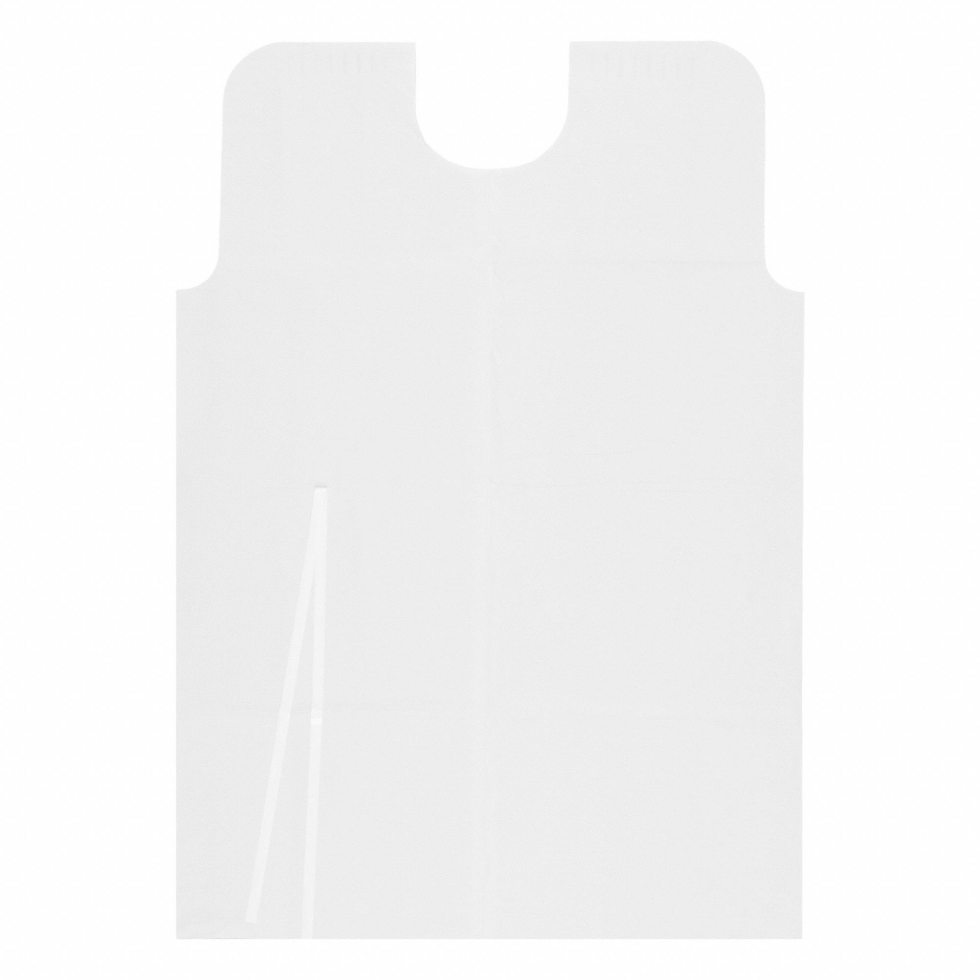 Exam Gown: Poly/Tissue, Universal Named Size, 1 Ply, Latex-Free, White, 910420, 50 PK