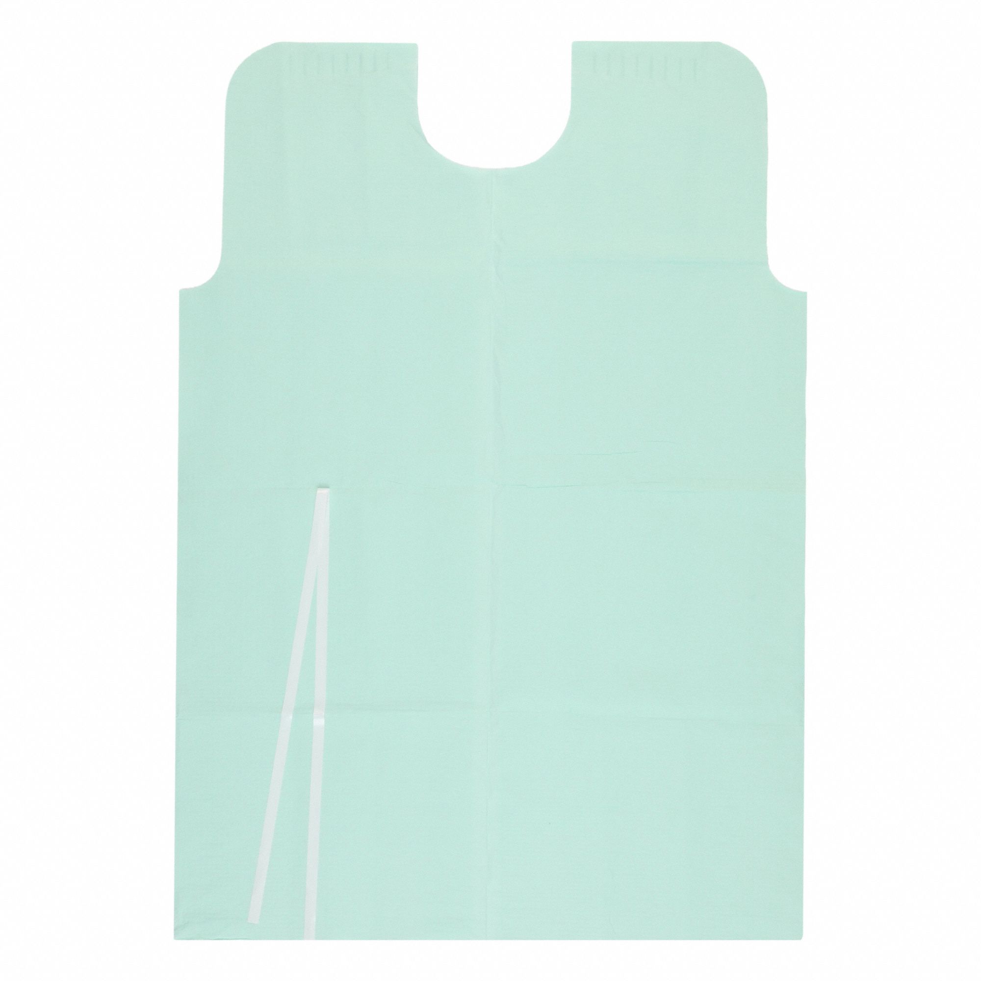 Exam Gown: Poly/Tissue, Universal Named Size, 1 Ply, Latex-Free, Green, 910528, 50 PK