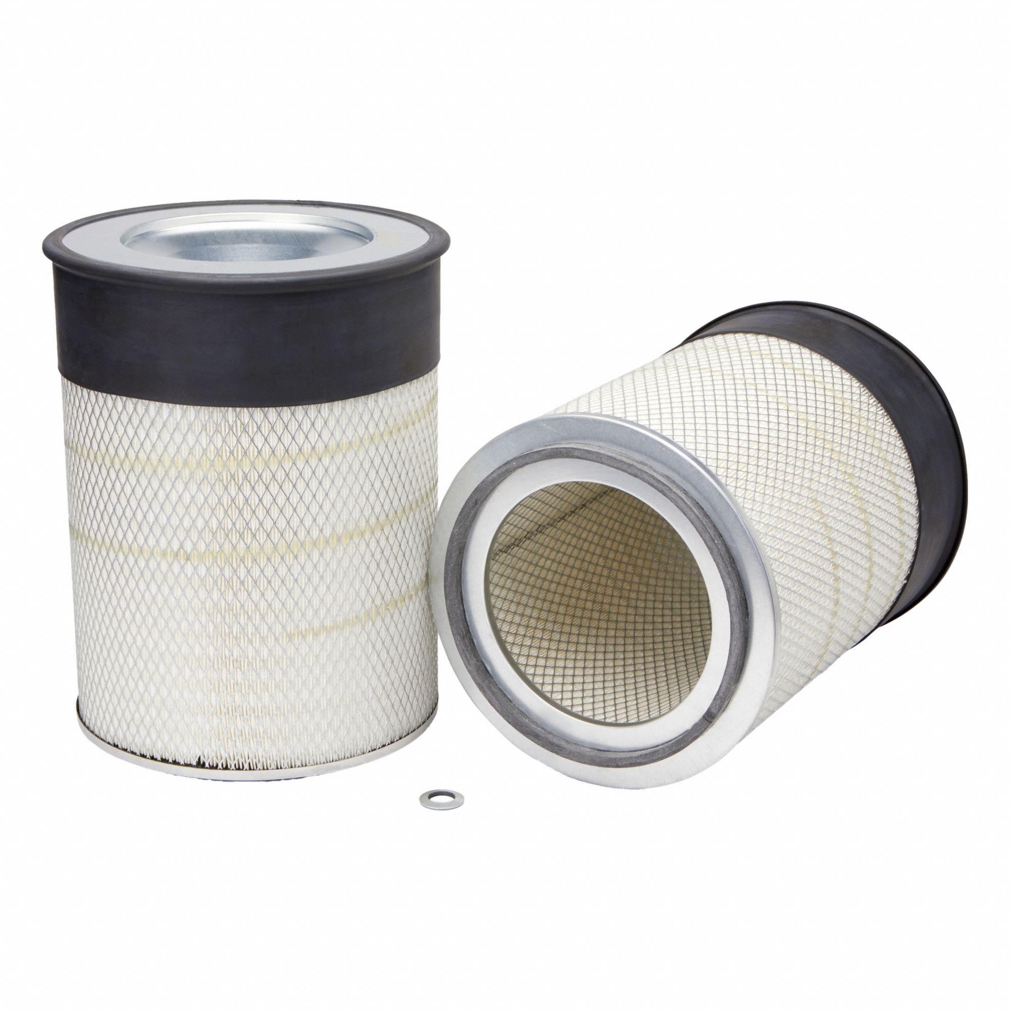 Automotive Air Filter: Round-Oval, Engine, Axial Seal, 12 25/32 in Outside Dia - Bottom