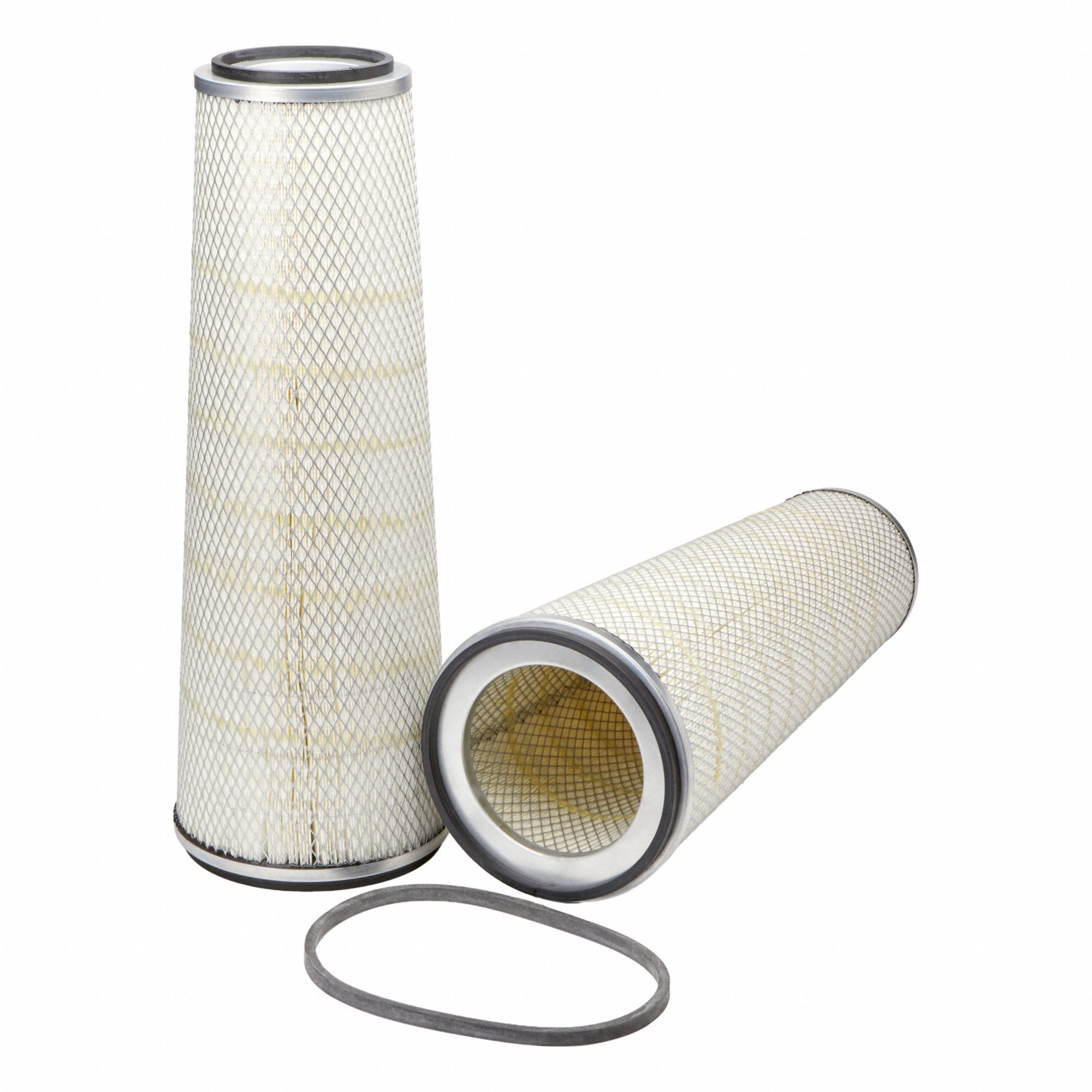 Automotive Air Filter: Round-Oval, Engine, Axial Seal, 10 13/32 in Outside Dia, PA3951