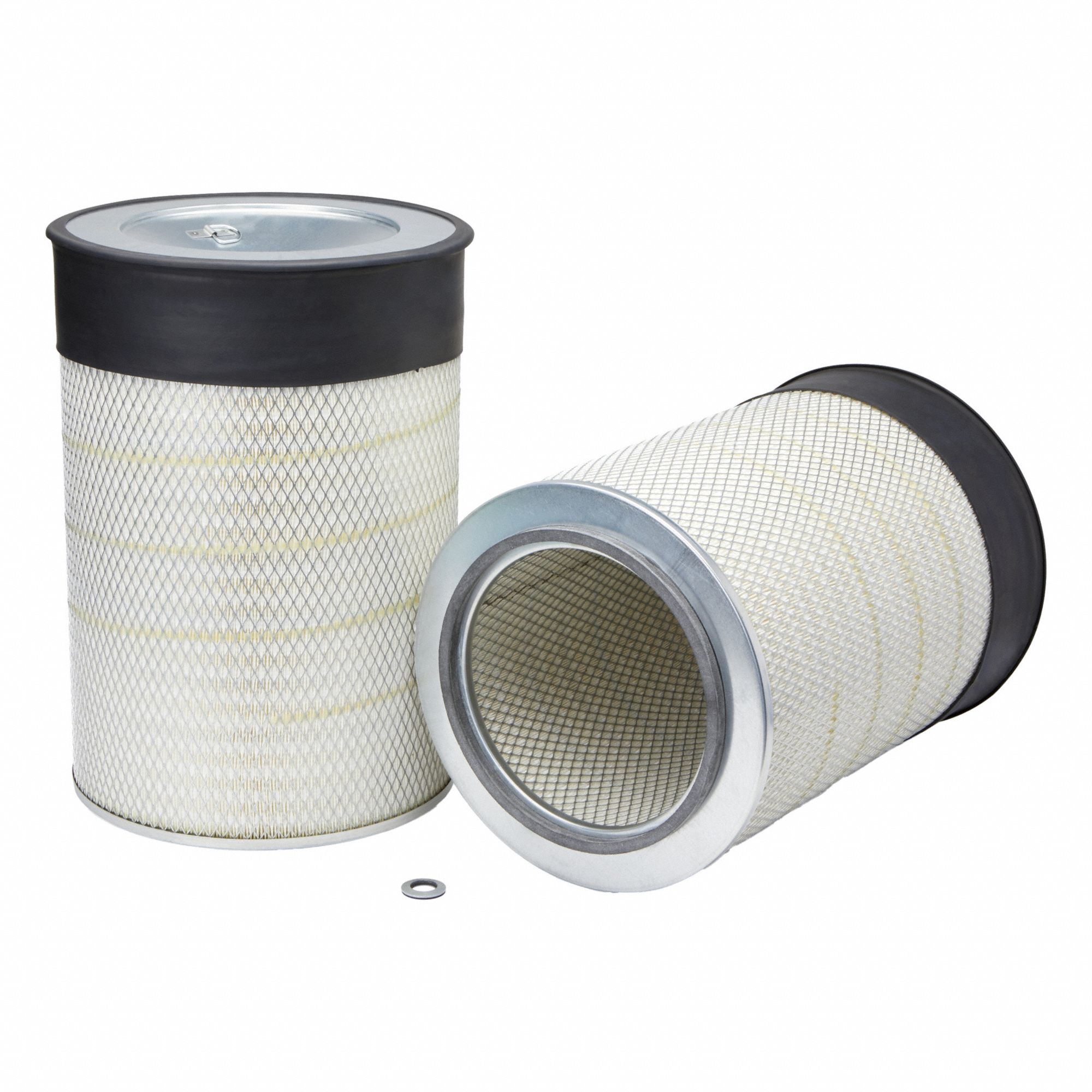 Automotive Air Filter: Round-Oval, Engine, Axial Seal, 14 19/32 in Outside Dia, PA2573