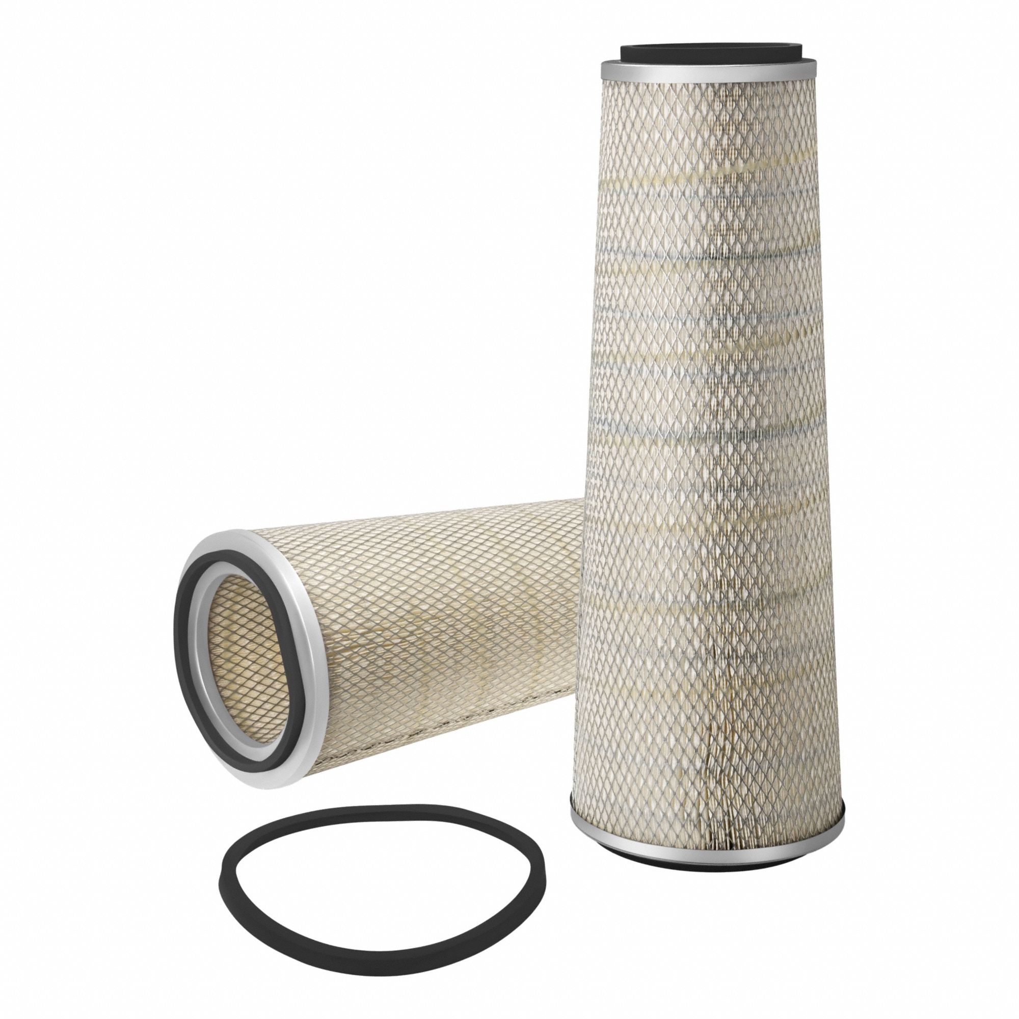 Automotive Air Filter: Round-Oval, Engine, Axial Seal, 10 13/32 in Outside Dia, PA2732