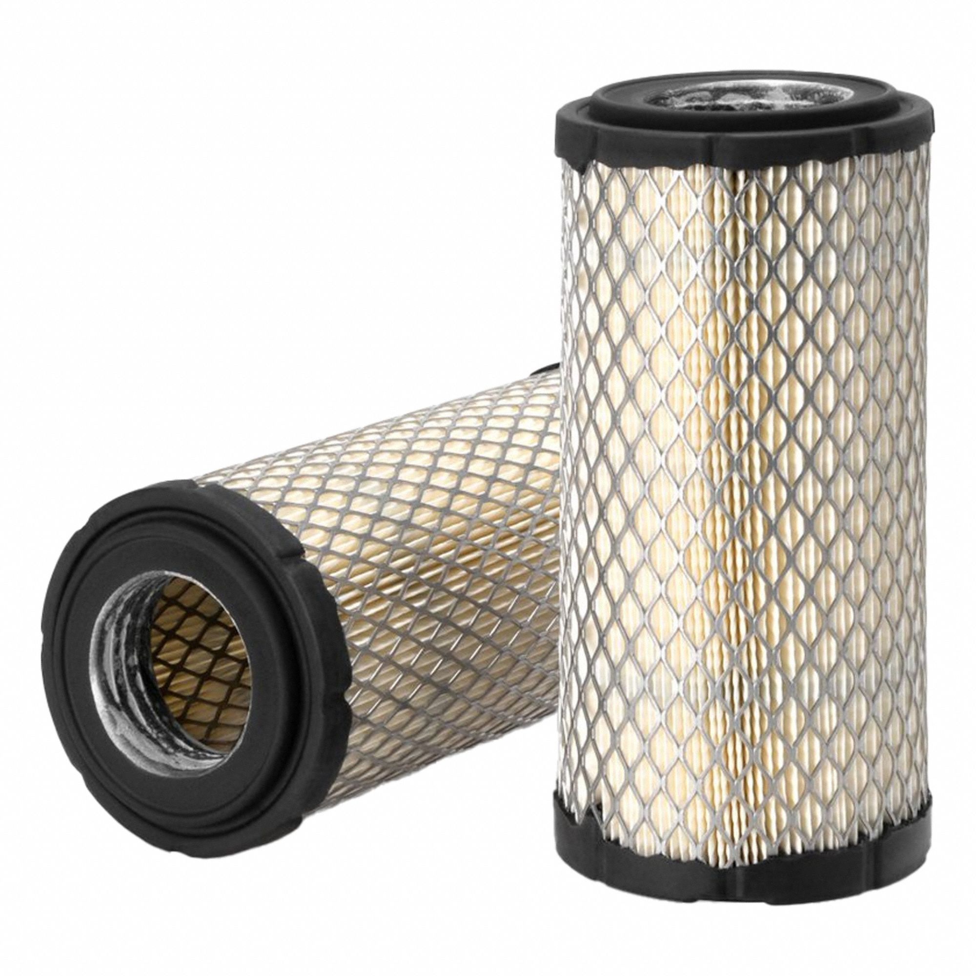 Automotive Air Filter: Round-Oval, Engine, Radial Seal, 3 1/2 in Outside Dia, Cellulose