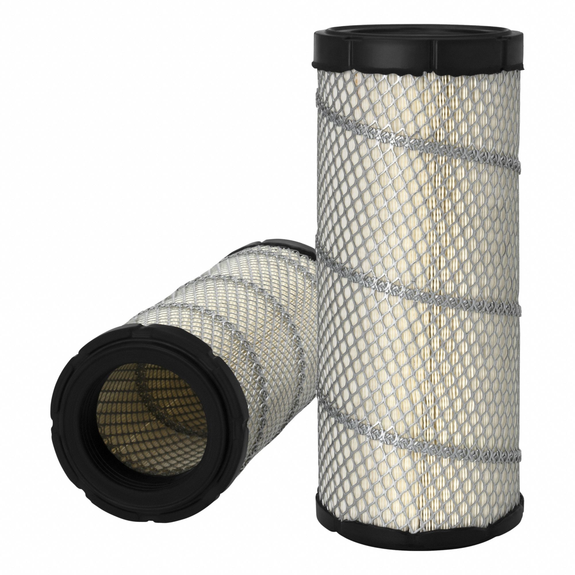 Automotive Air Filter: Round-Oval, Engine, Radial Seal, 5 1/8 in Outside Dia, Cellulose
