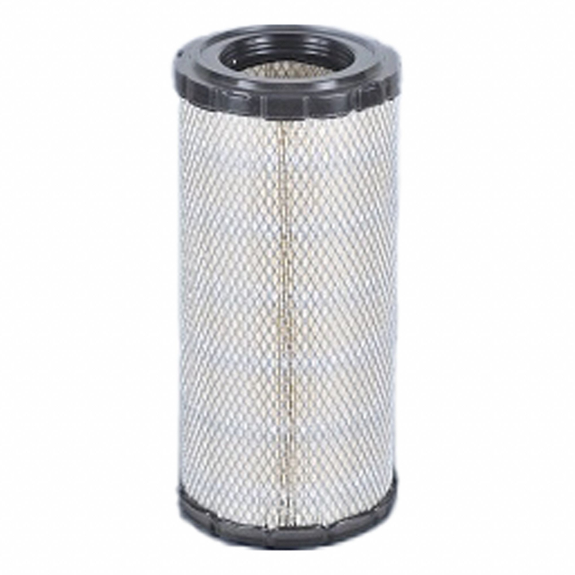 Automotive Air Filter: Round-Oval, Engine, Radial Seal, 6 13/32 in Outside Dia, Cellulose