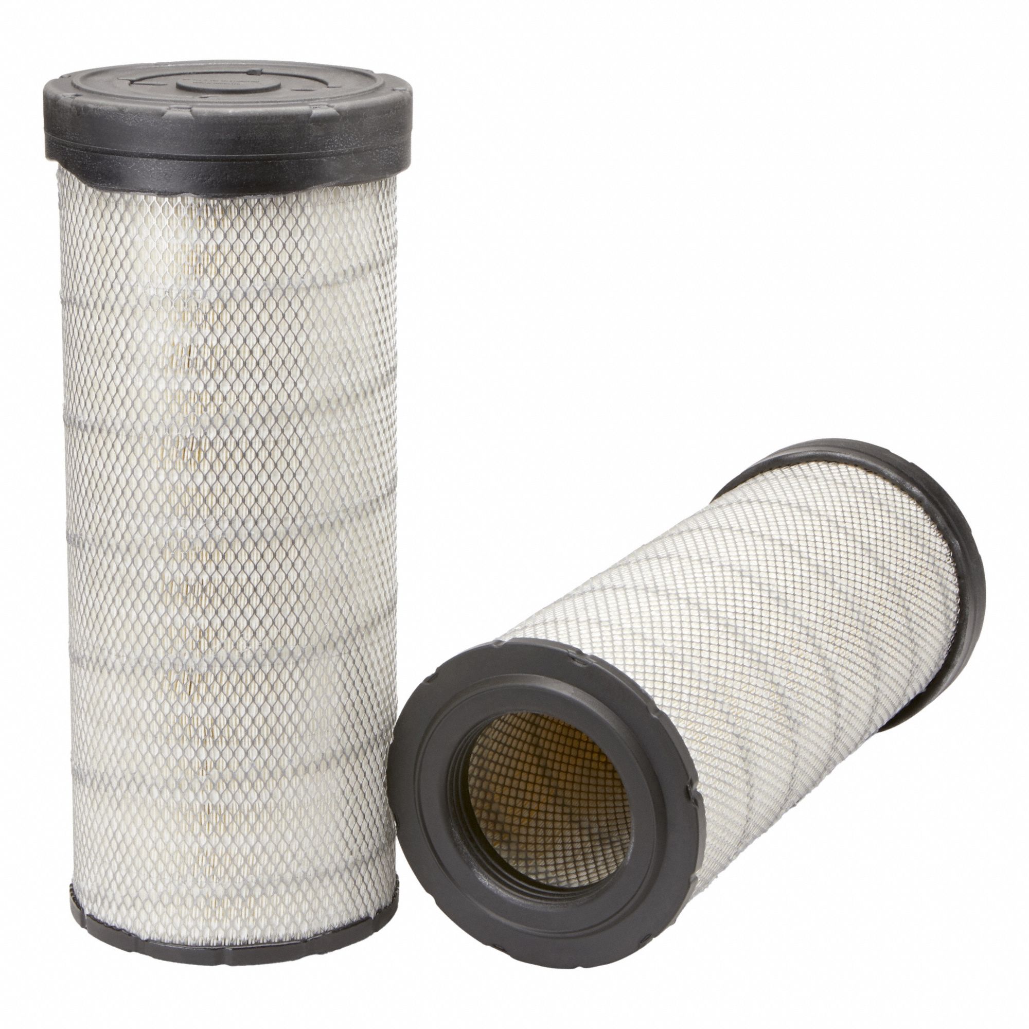 Automotive Air Filter: Round-Oval, Engine, Radial Seal, 9 21/32 in Outside Dia, Cellulose