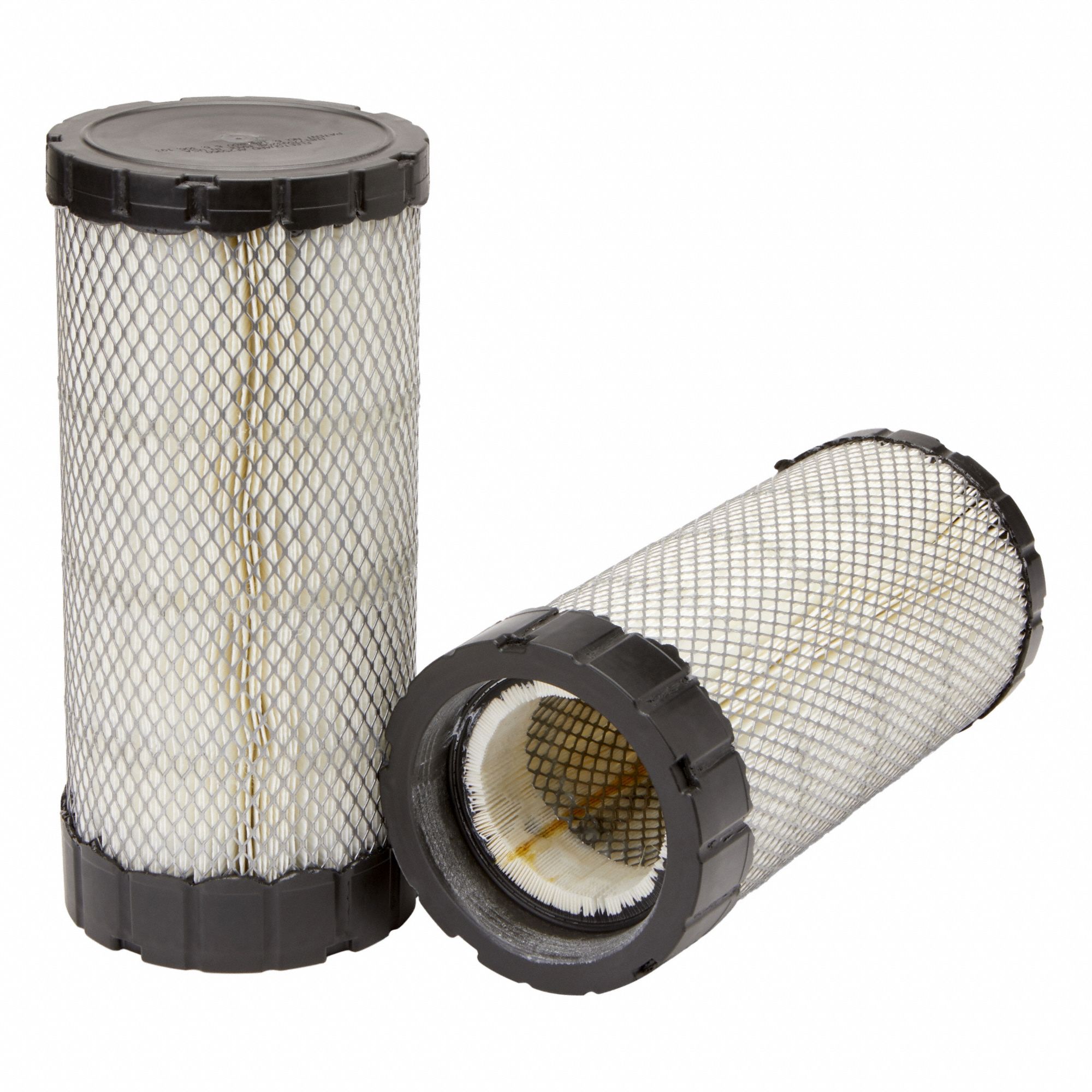 Automotive Air Filter: Round-Oval, Engine, Radial Seal, 6 13/32 in Outside Dia, Cellulose