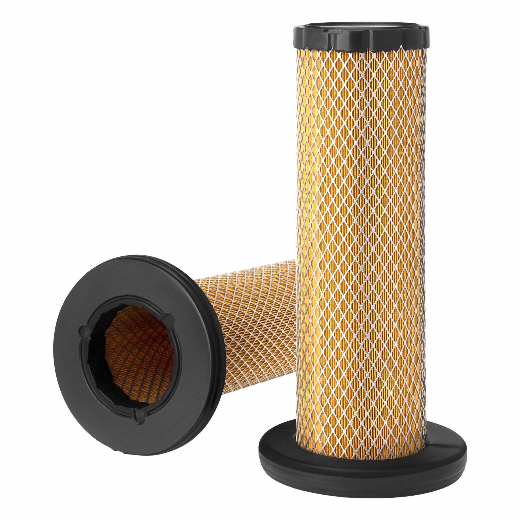 Automotive Air Filter: Round-Oval, Engine, Radial Seal, 4 13/16 in Outside Dia, AF25963