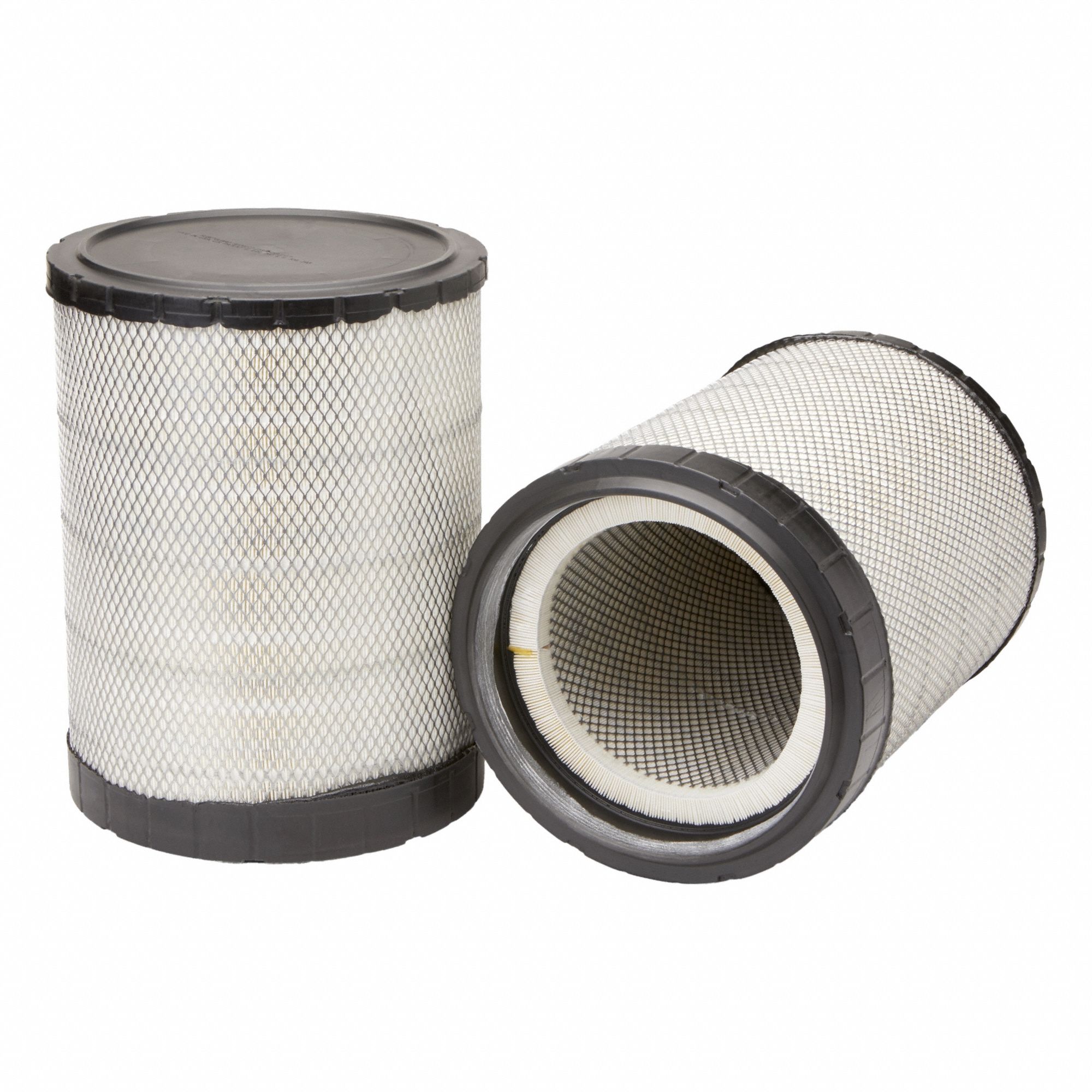 Automotive Air Filter: Round-Oval, Engine, Radial Seal, 12 in Outside Dia, Cellulose
