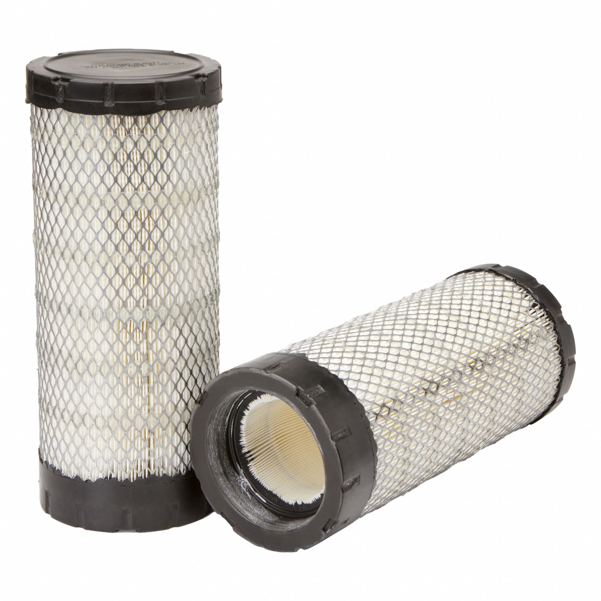 Automotive Air Filter: Round-Oval, Engine, Radial Seal, 2 21/32 in Inside Dia, Cellulose