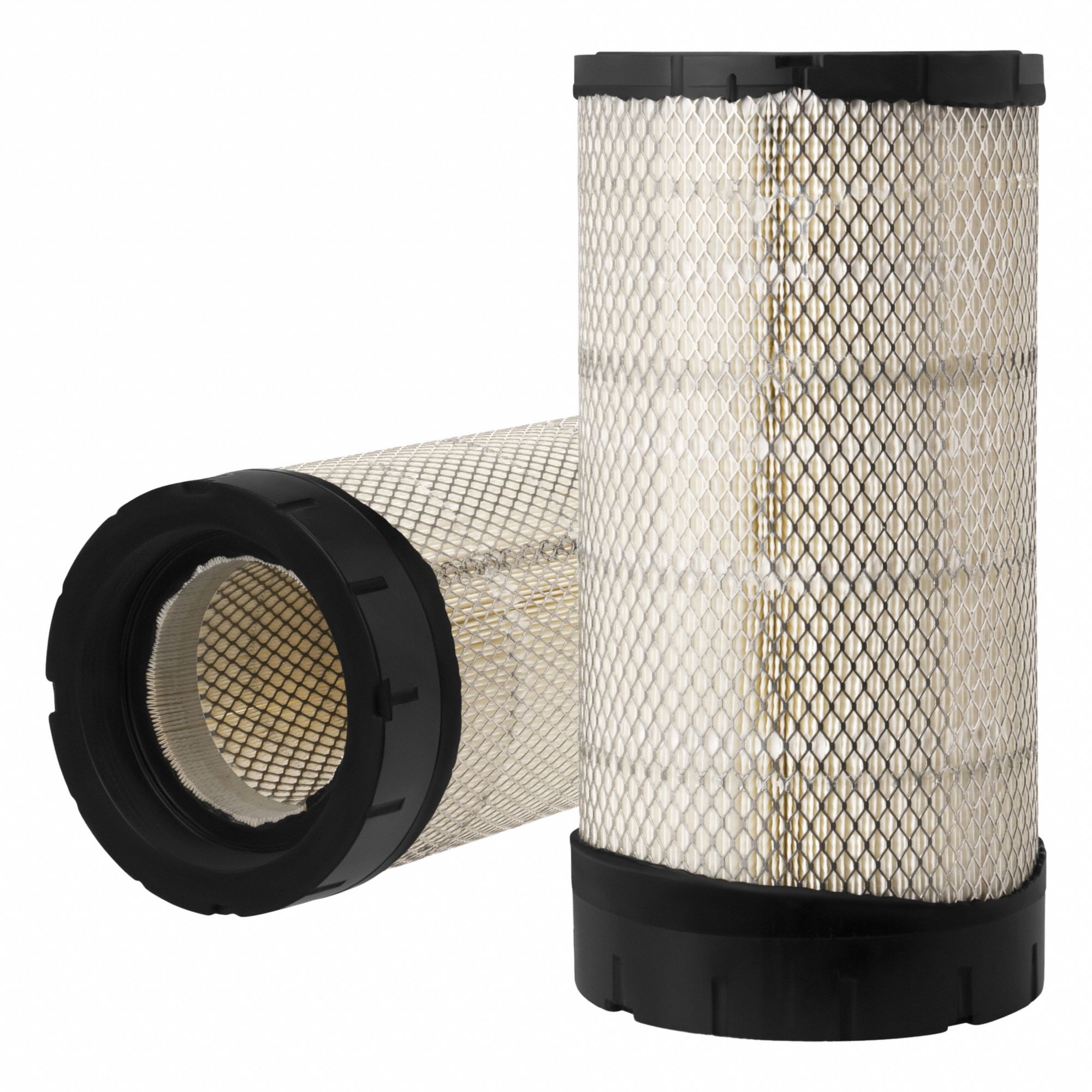 Automotive Air Filter: Round-Oval, Engine, Radial Seal, 7 19/32 in Outside Dia, Cellulose