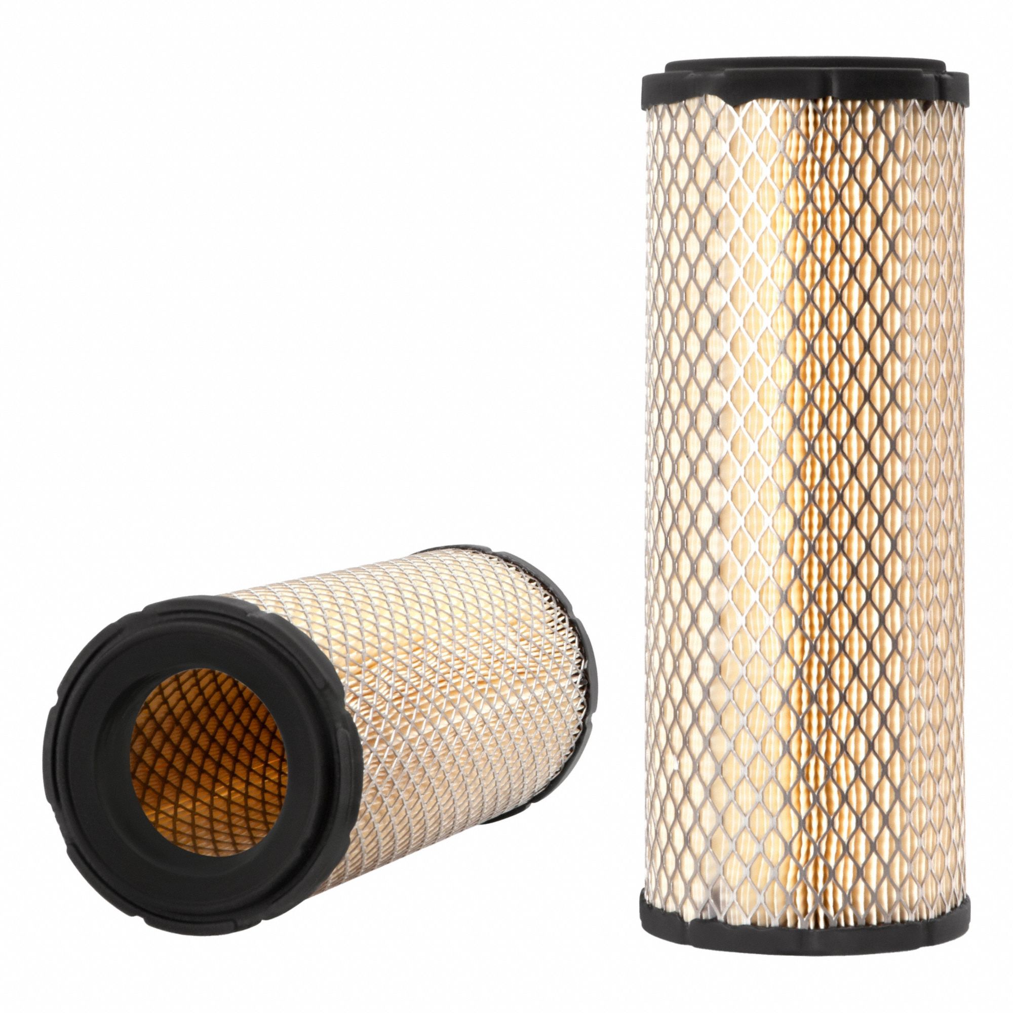 Automotive Air Filter: Round-Oval, Engine, Radial Seal, 4 1/8 in Outside Dia, Cellulose
